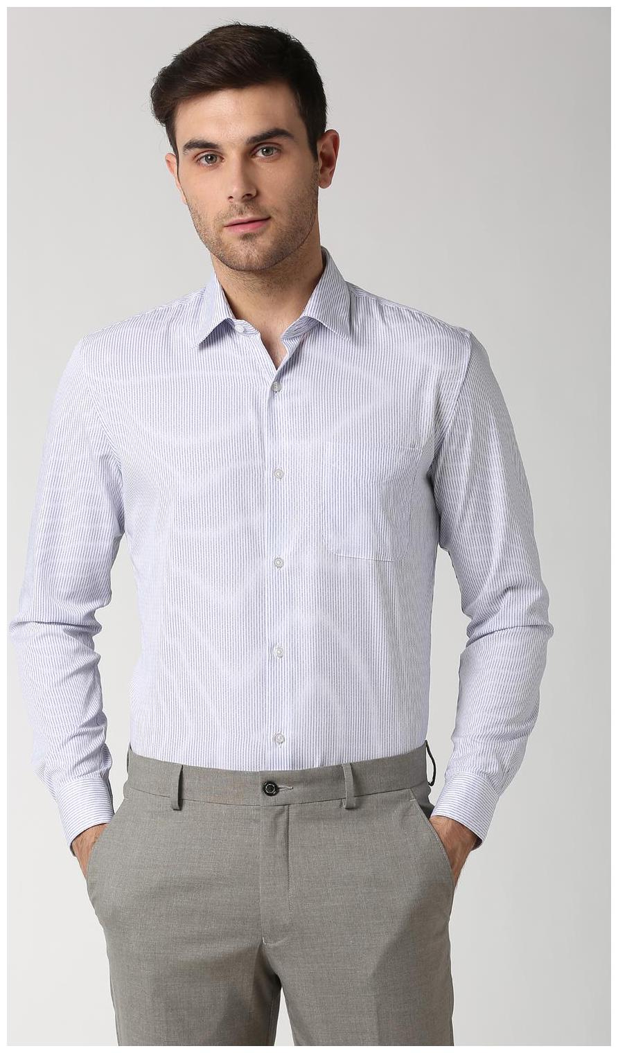 

Peter England Men Slim fit Formal Shirt - White