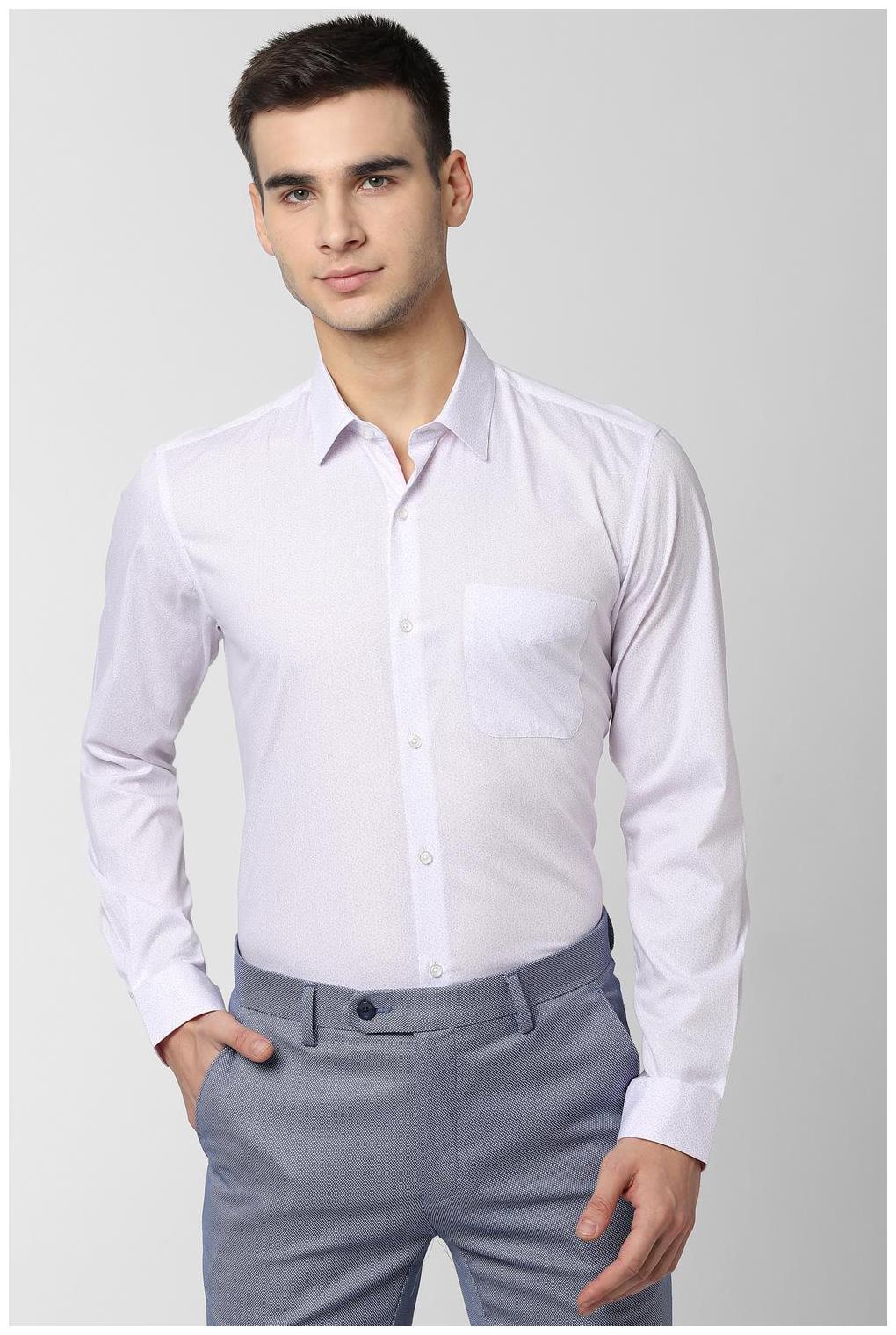 

Peter England Men Regular fit Formal Shirt - Purple