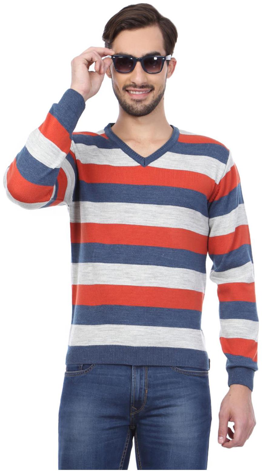 

Peter England Men Multi V neck Cardigan