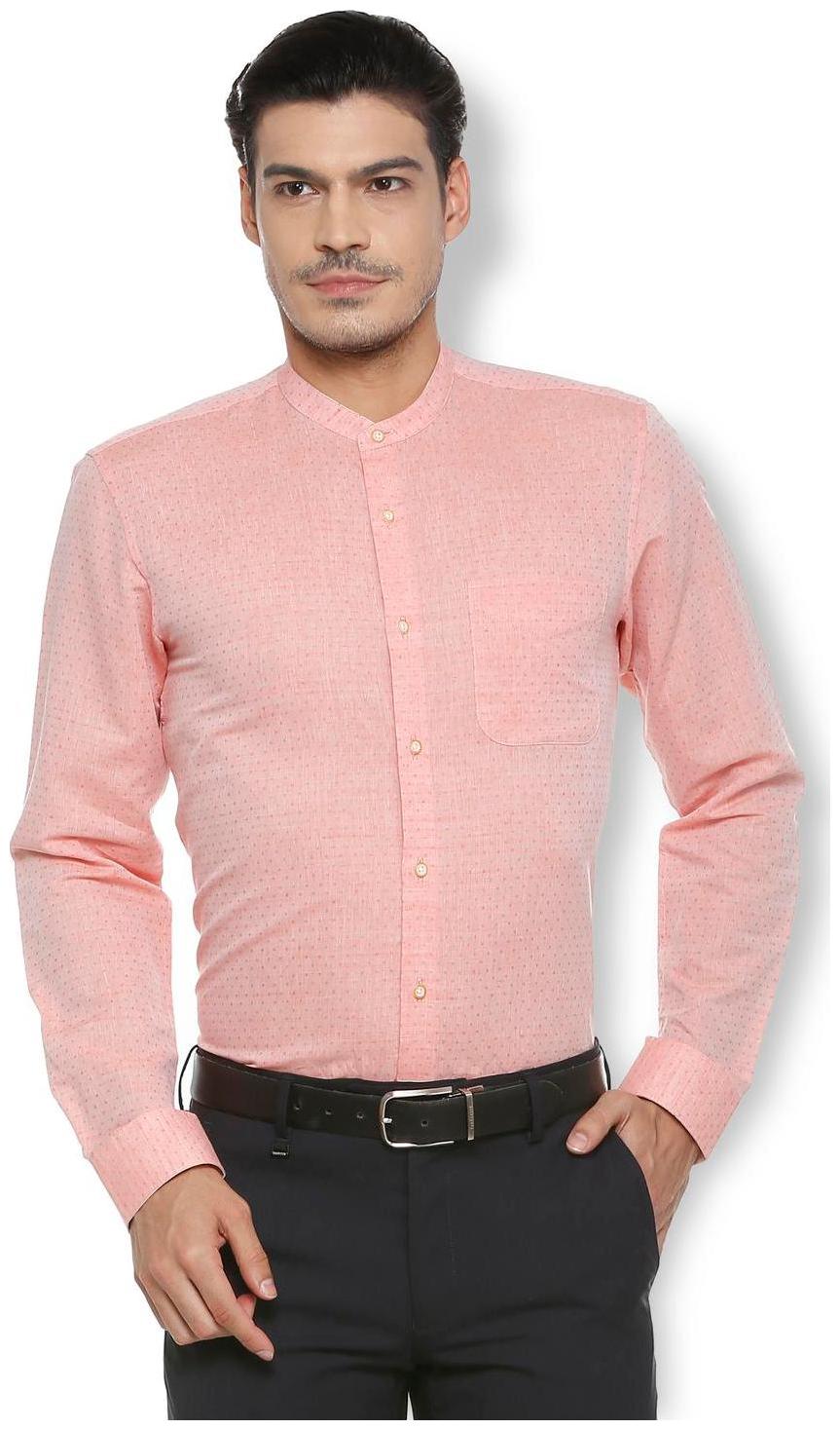 

Peter England Men Regular fit Formal Shirt - Pink