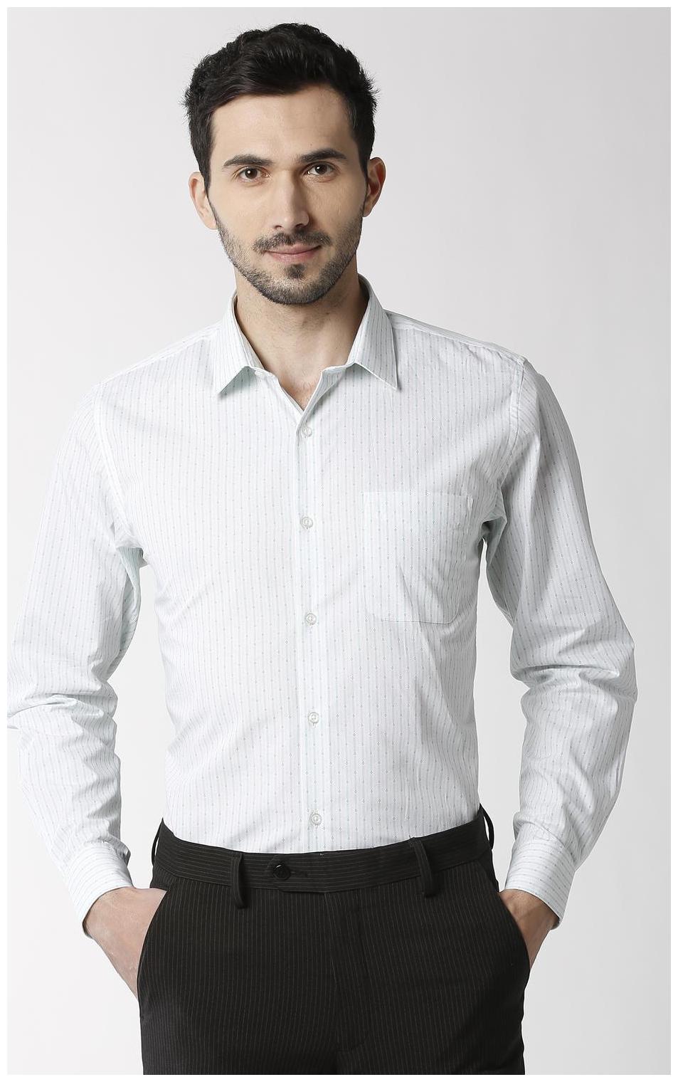

Peter England Men Slim fit Formal Shirt - White