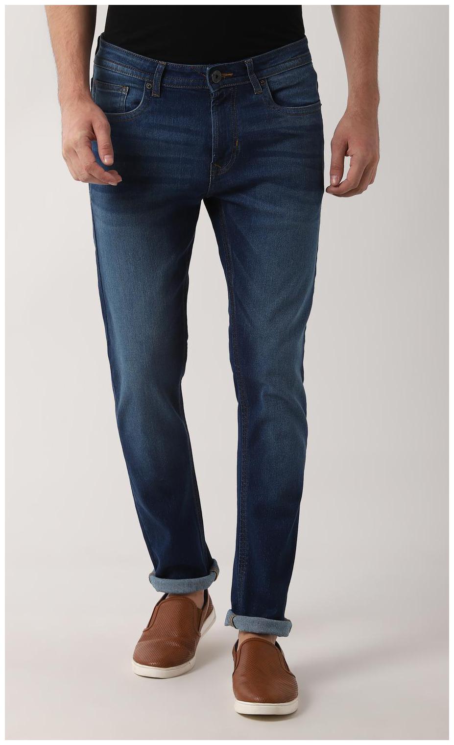 

Peter England Men Blue Tapered Fit Jeans