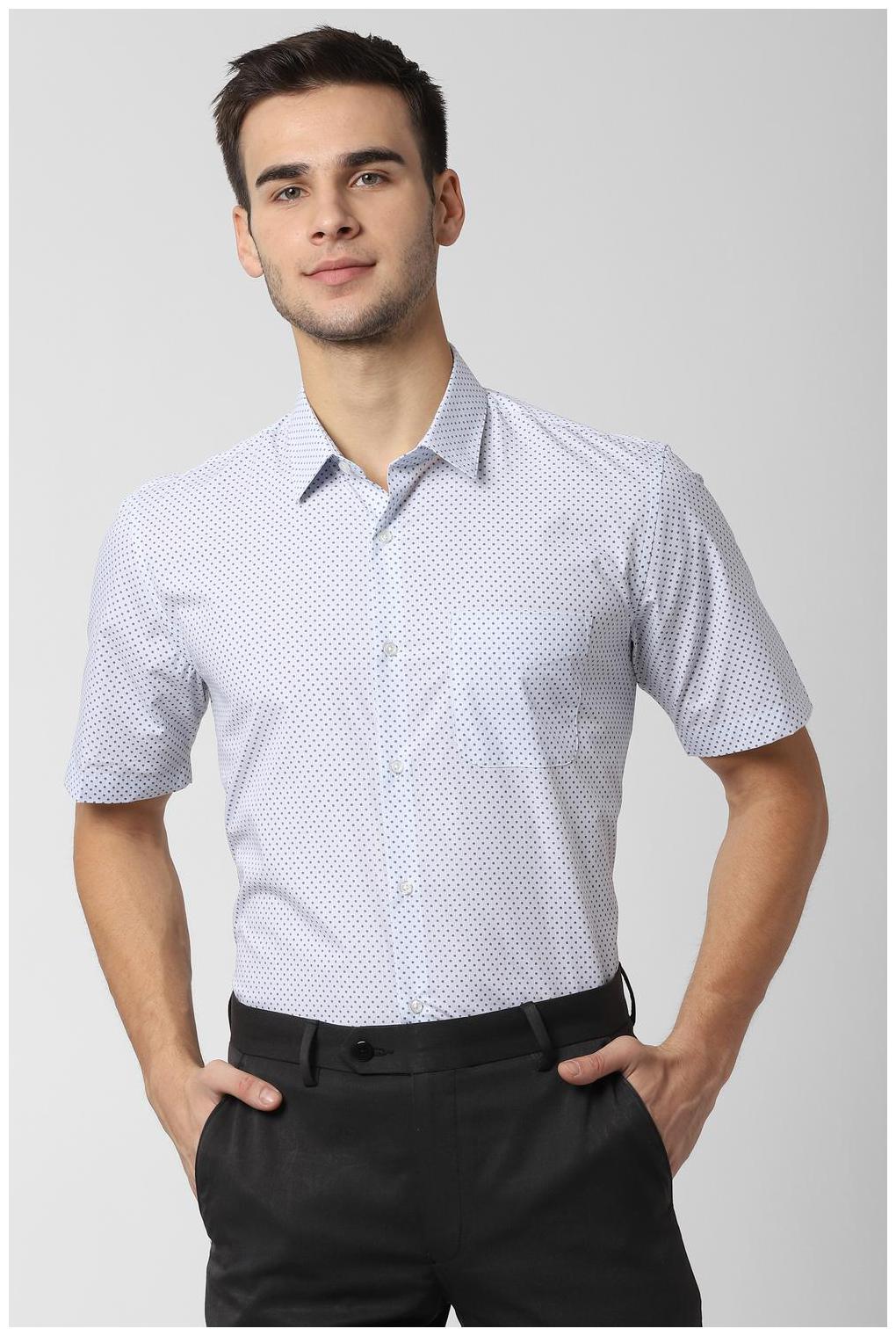 

Peter England Men Regular fit Formal Shirt - Blue