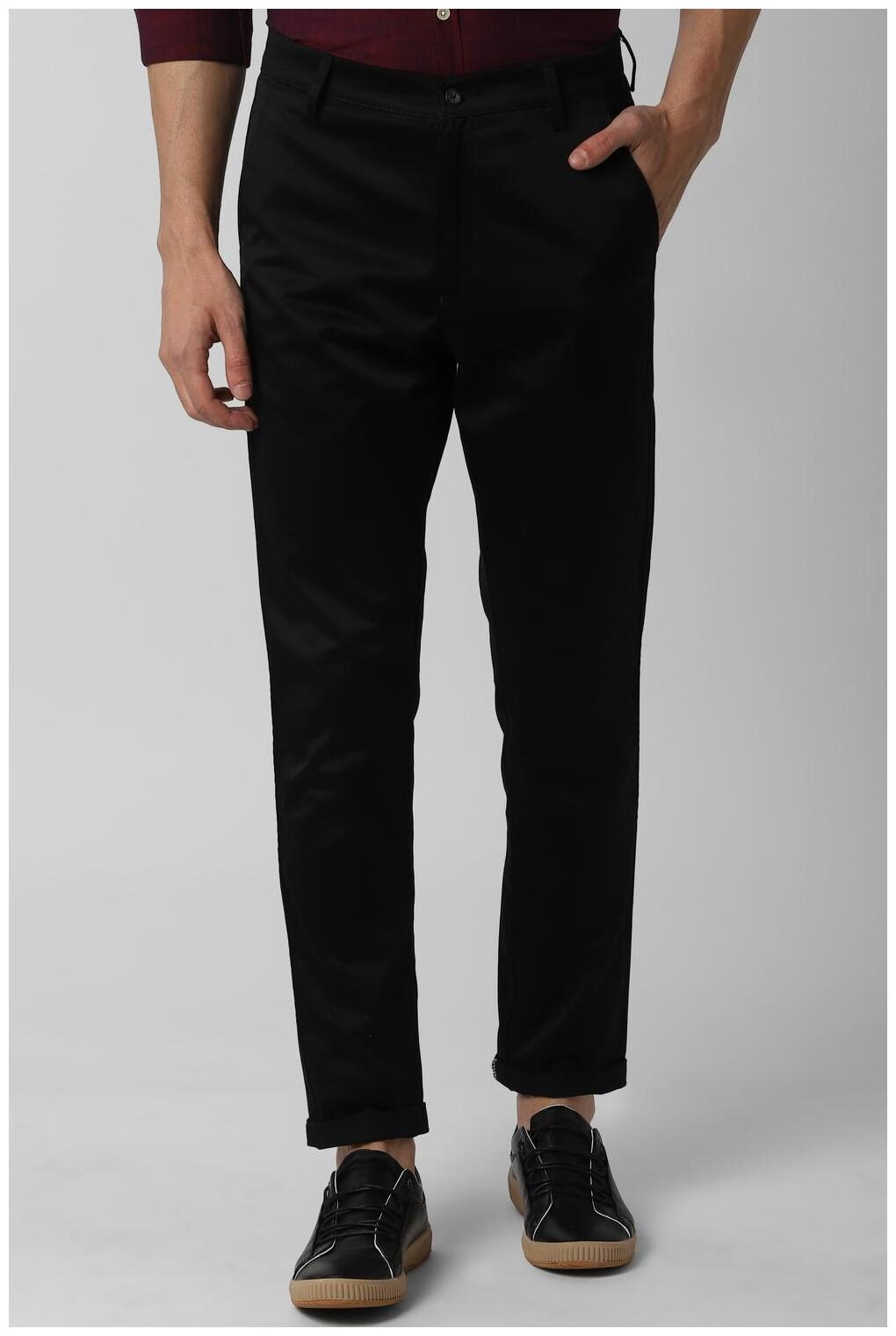 

Peter England Black Trousers