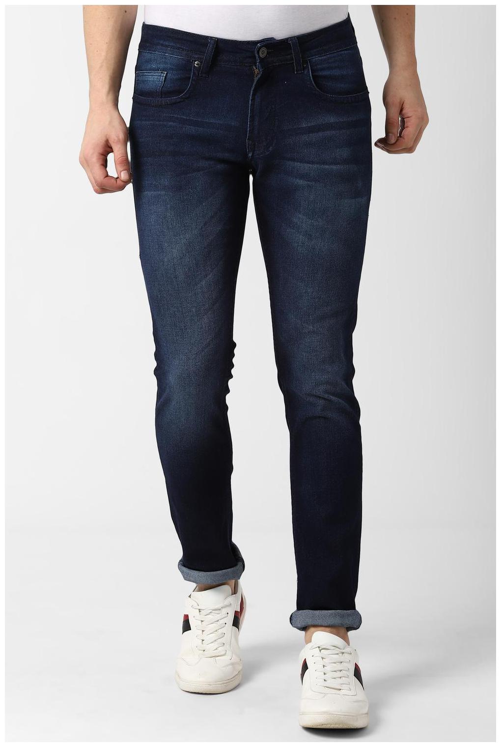 

Peter England Men Navy Blue Skinny Fit Jeans