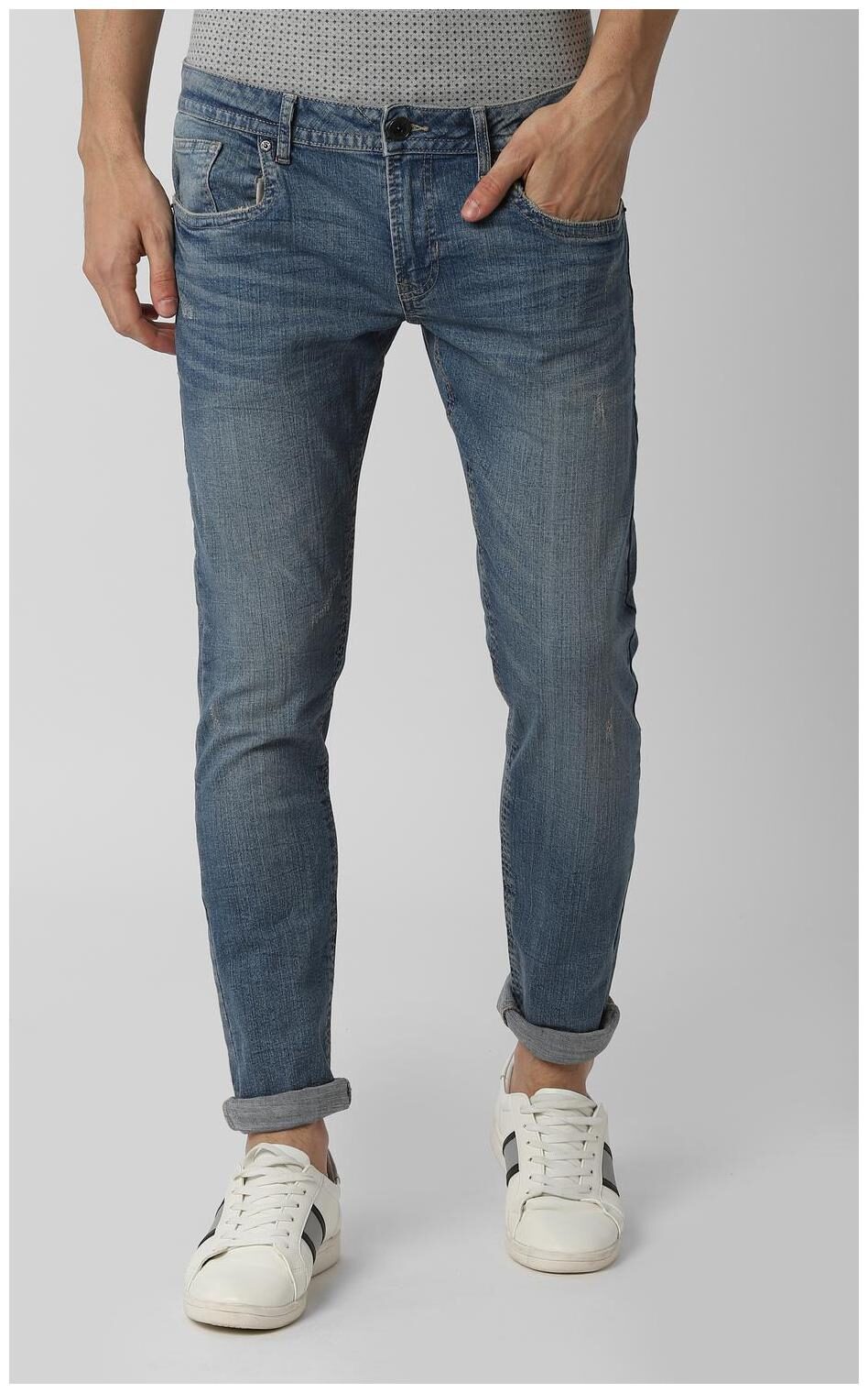 

Peter England Men Blue Skinny Fit Jeans