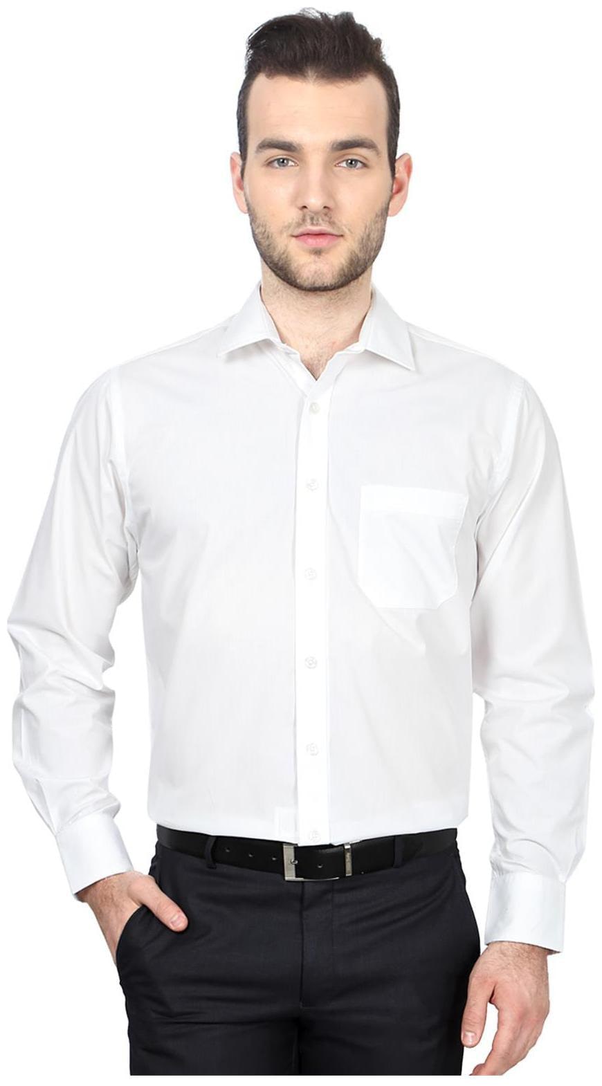 

Peter England Men Regular fit Formal Shirt - White