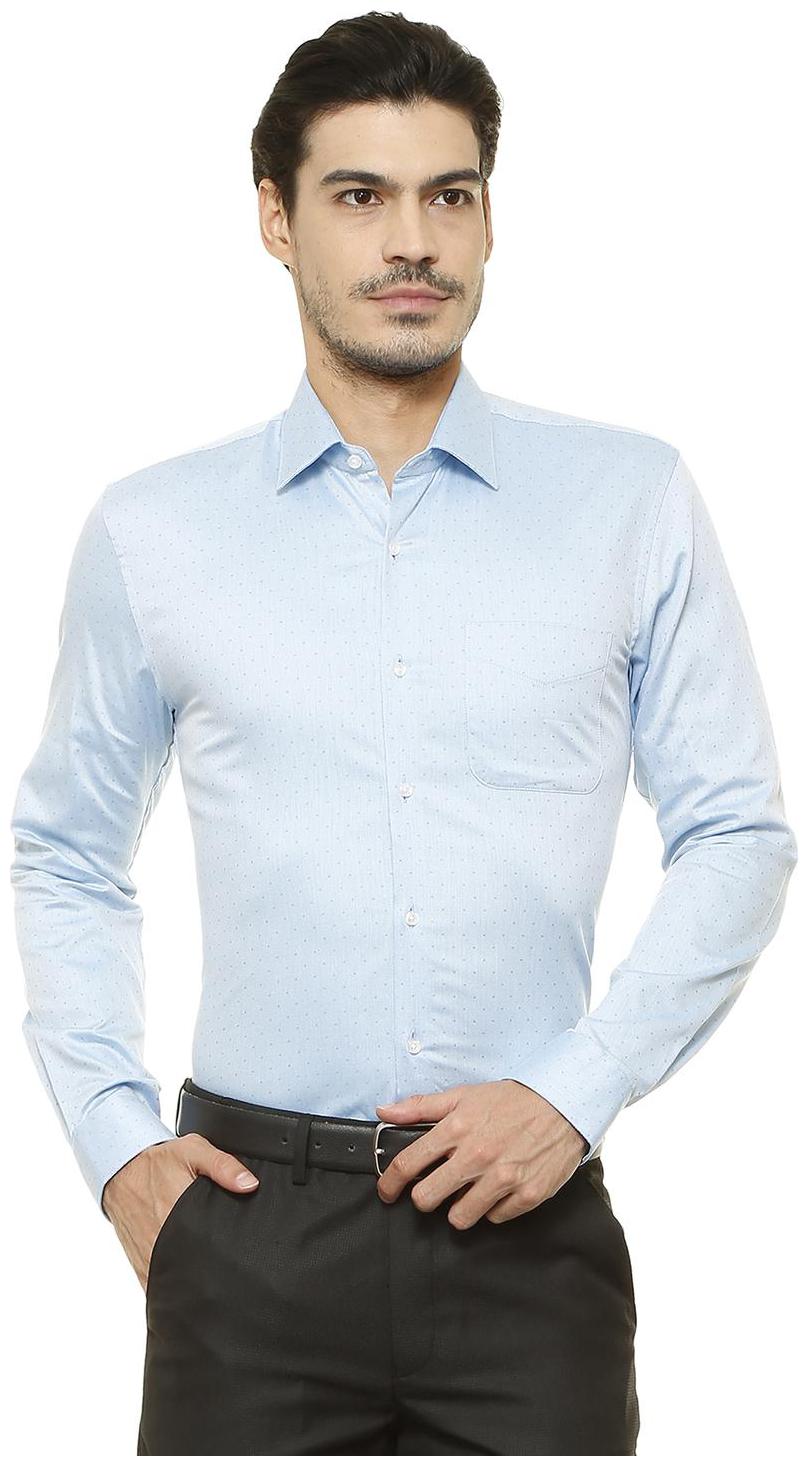 

Peter England Men Slim fit Formal Shirt - Blue