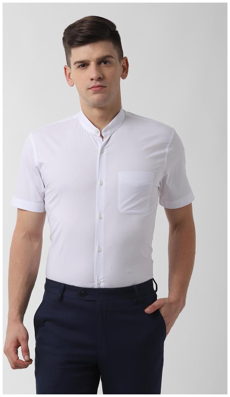 

Peter England Men Slim fit Formal Shirt - White
