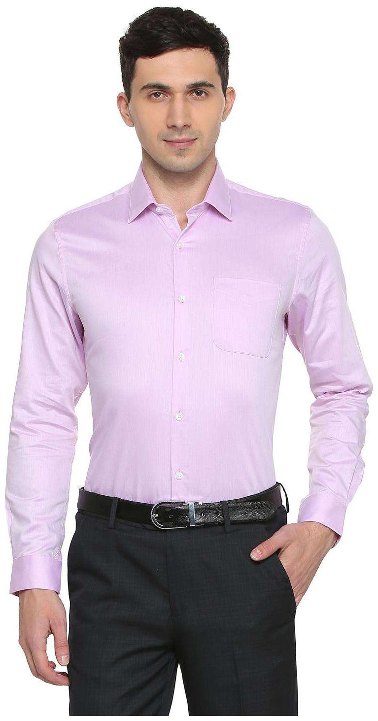 

Peter England Men Slim fit Formal Shirt - Purple