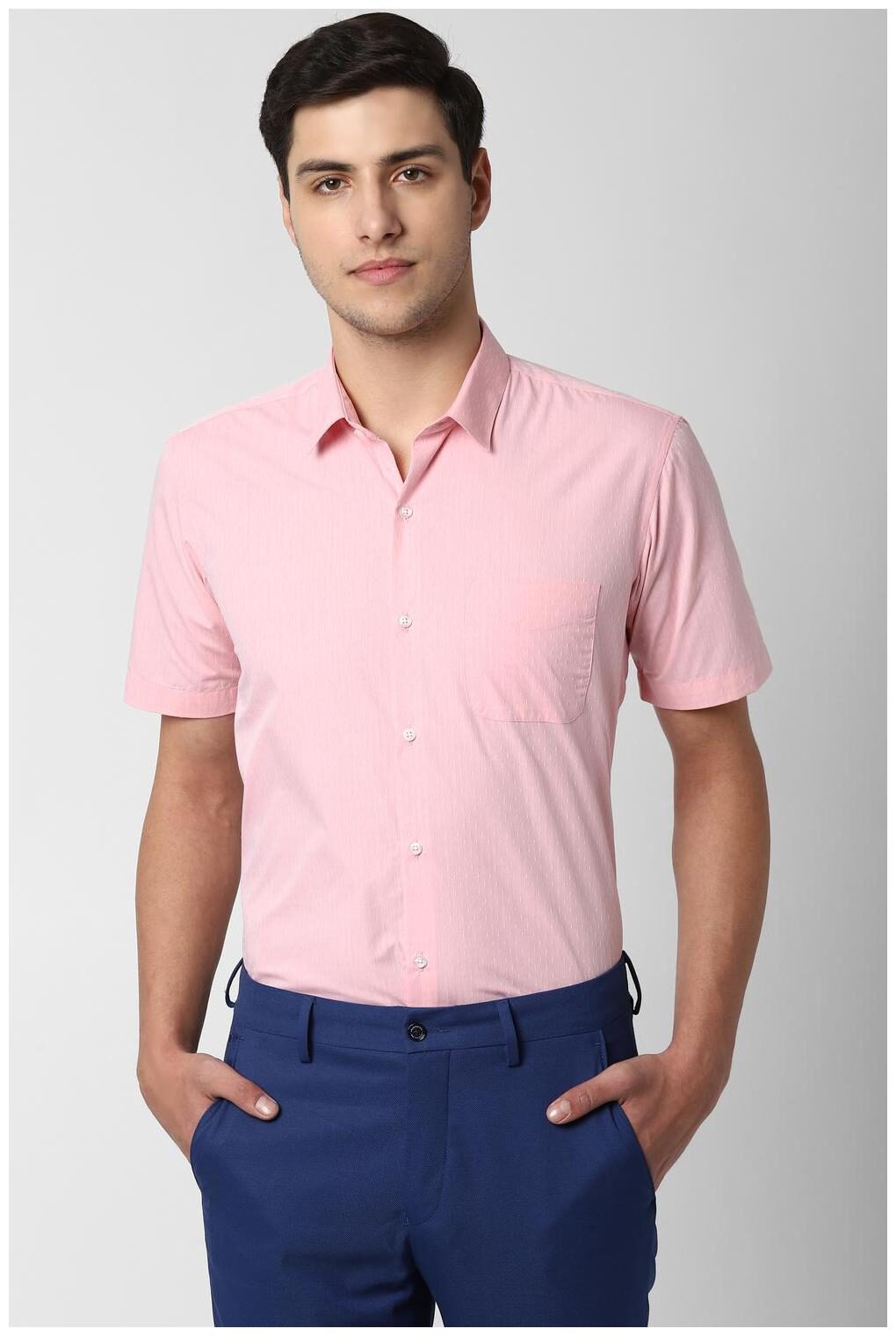 

Peter England Men Regular fit Formal Shirt - Pink