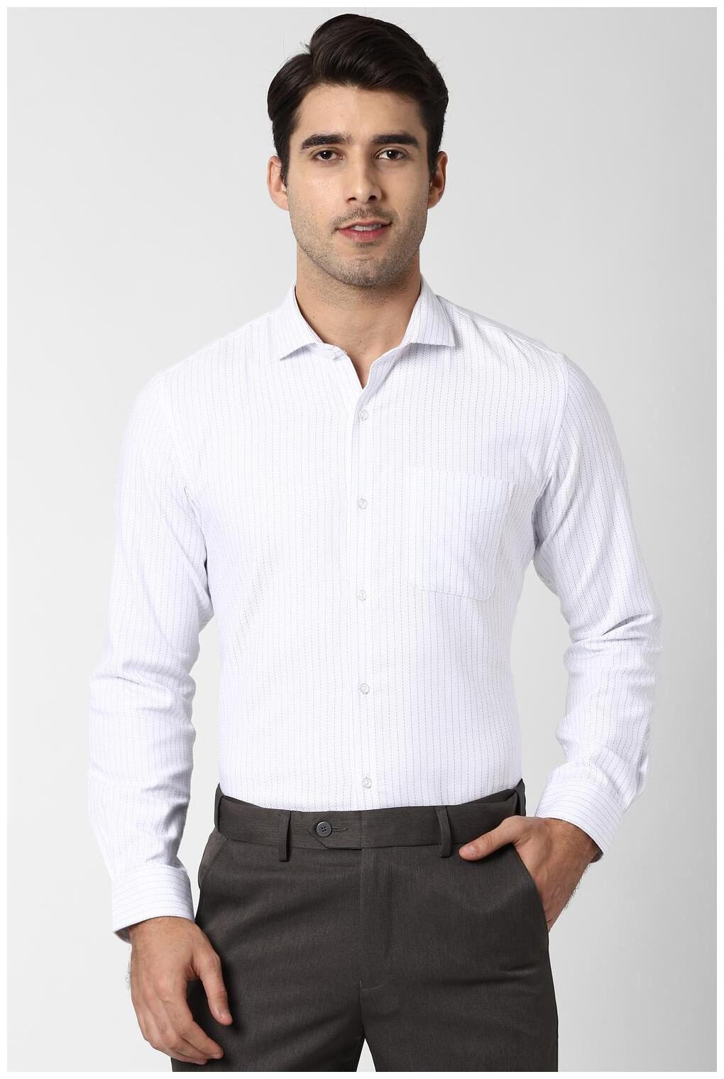 

Peter England Men Regular fit Formal Shirt - White