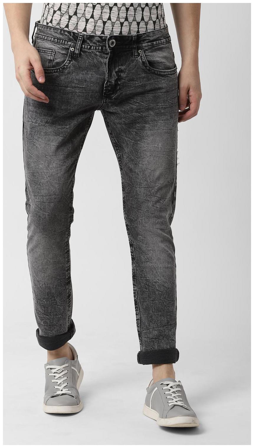 

Peter England Men Grey Skinny Fit Jeans