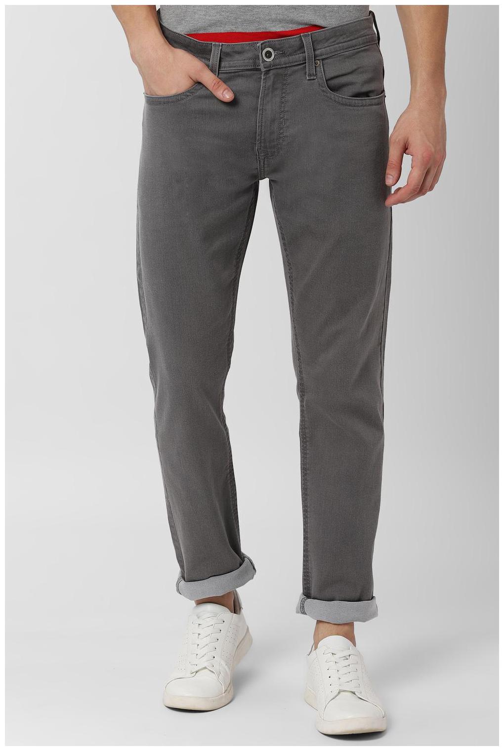 

Peter England Men Grey Slim Fit Jeans