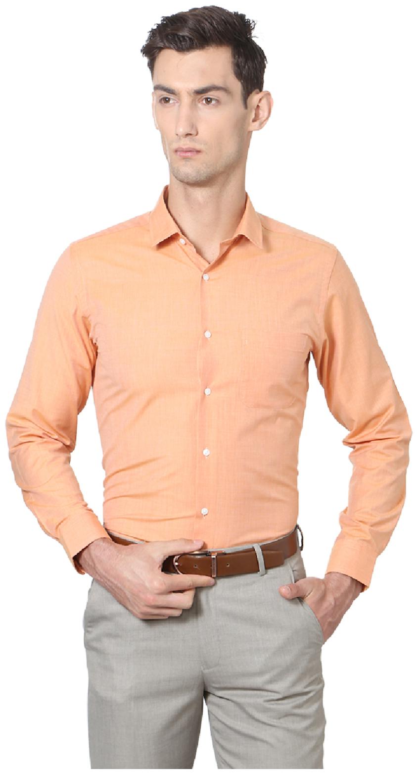 

Peter England Men Regular fit Formal Shirt - Beige