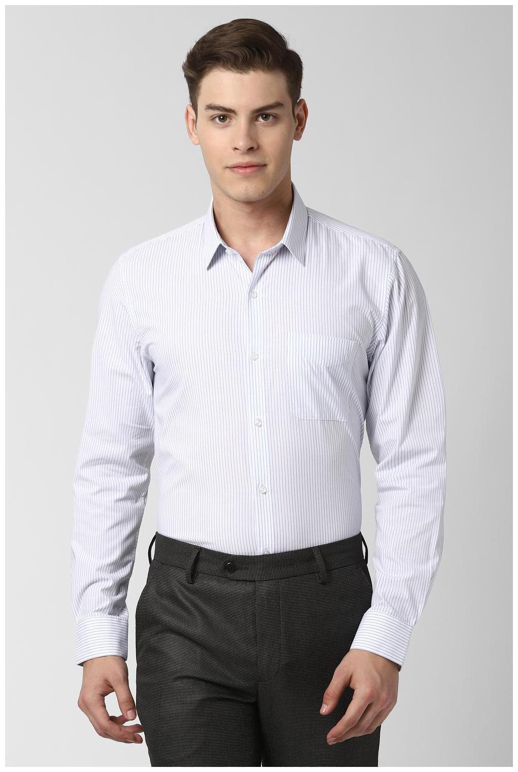 

Peter England Men Slim fit Formal Shirt - White