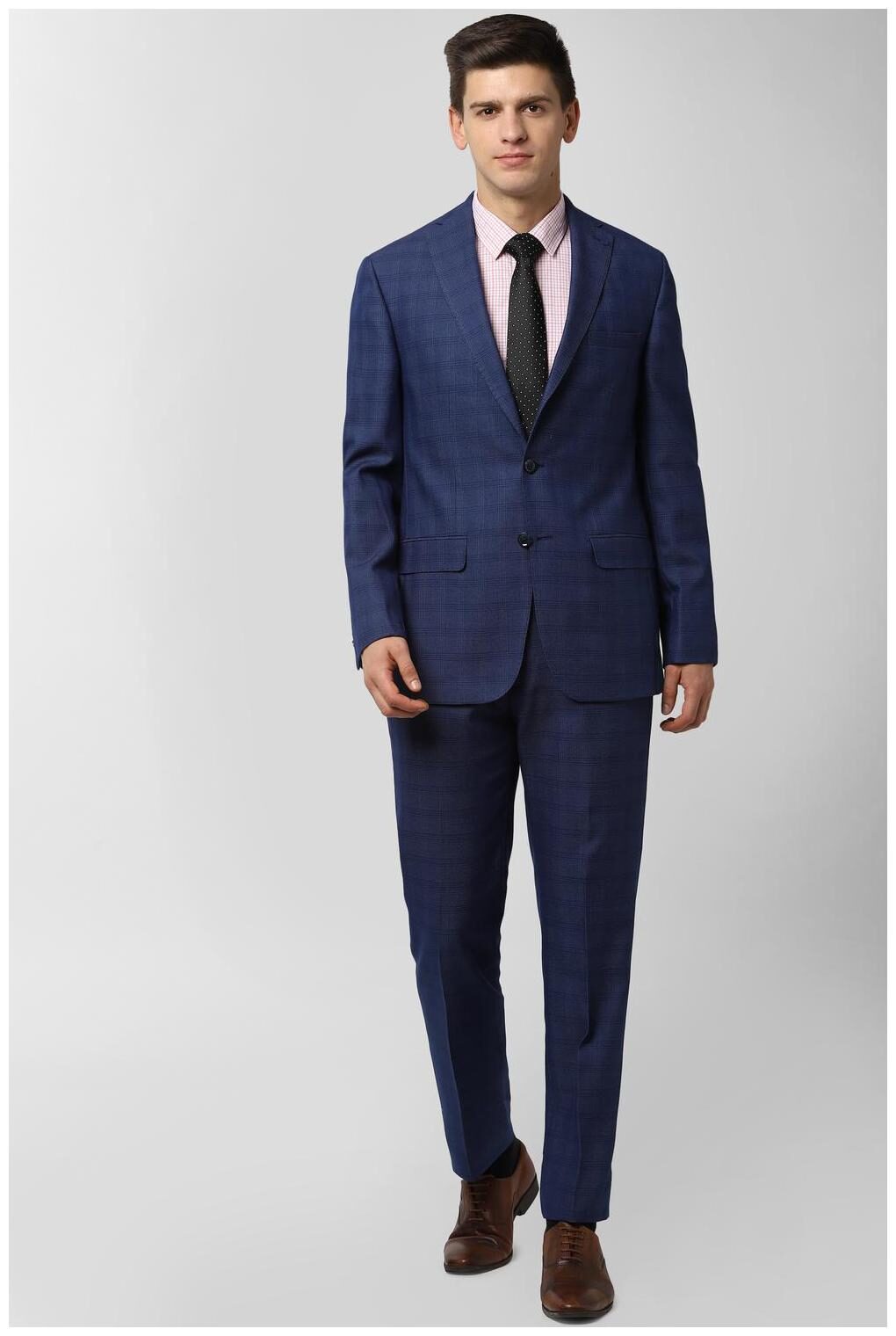 

Peter England Blended Blue Color Two Piece Suit