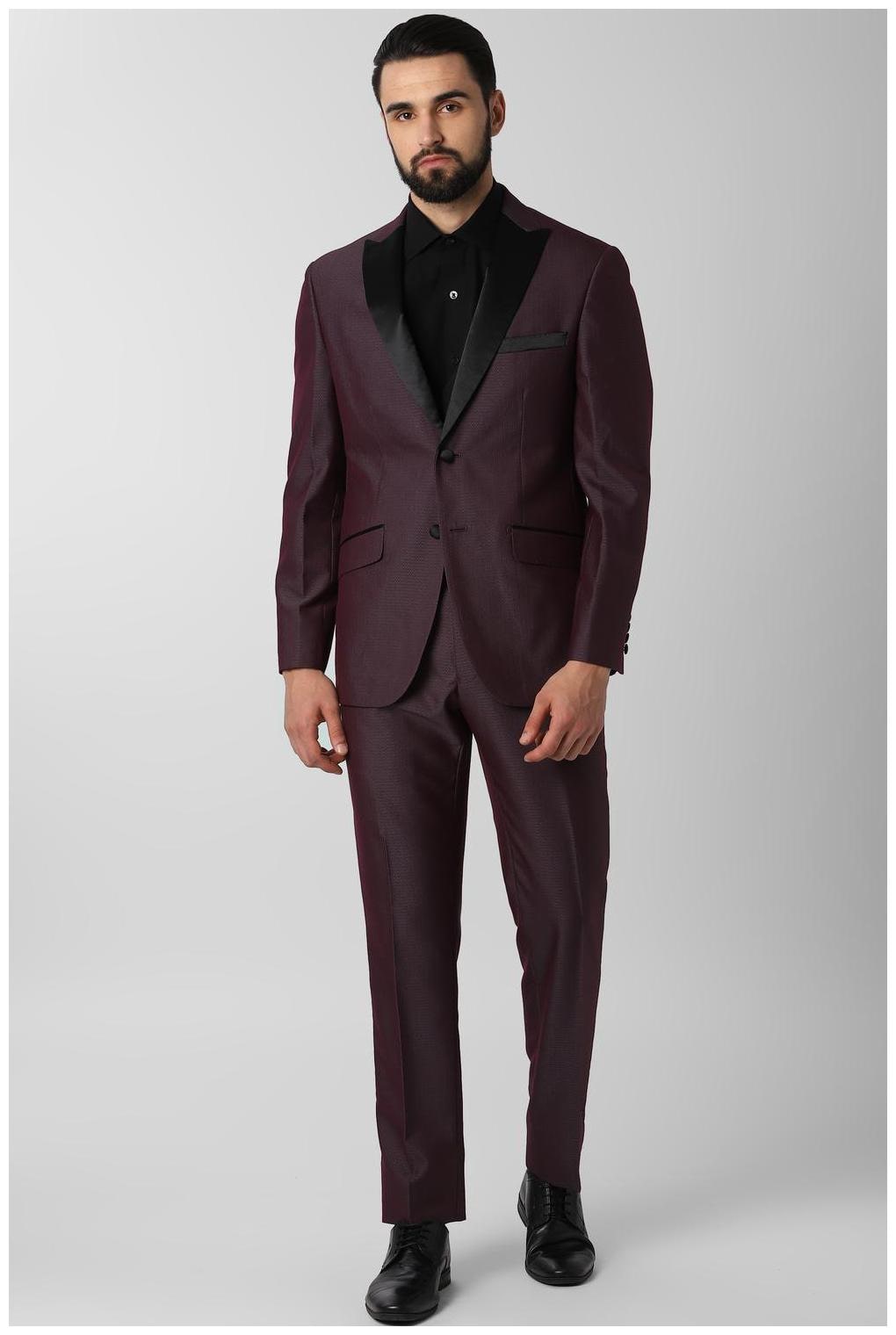 

Peter England Maroon Two Piece Suit