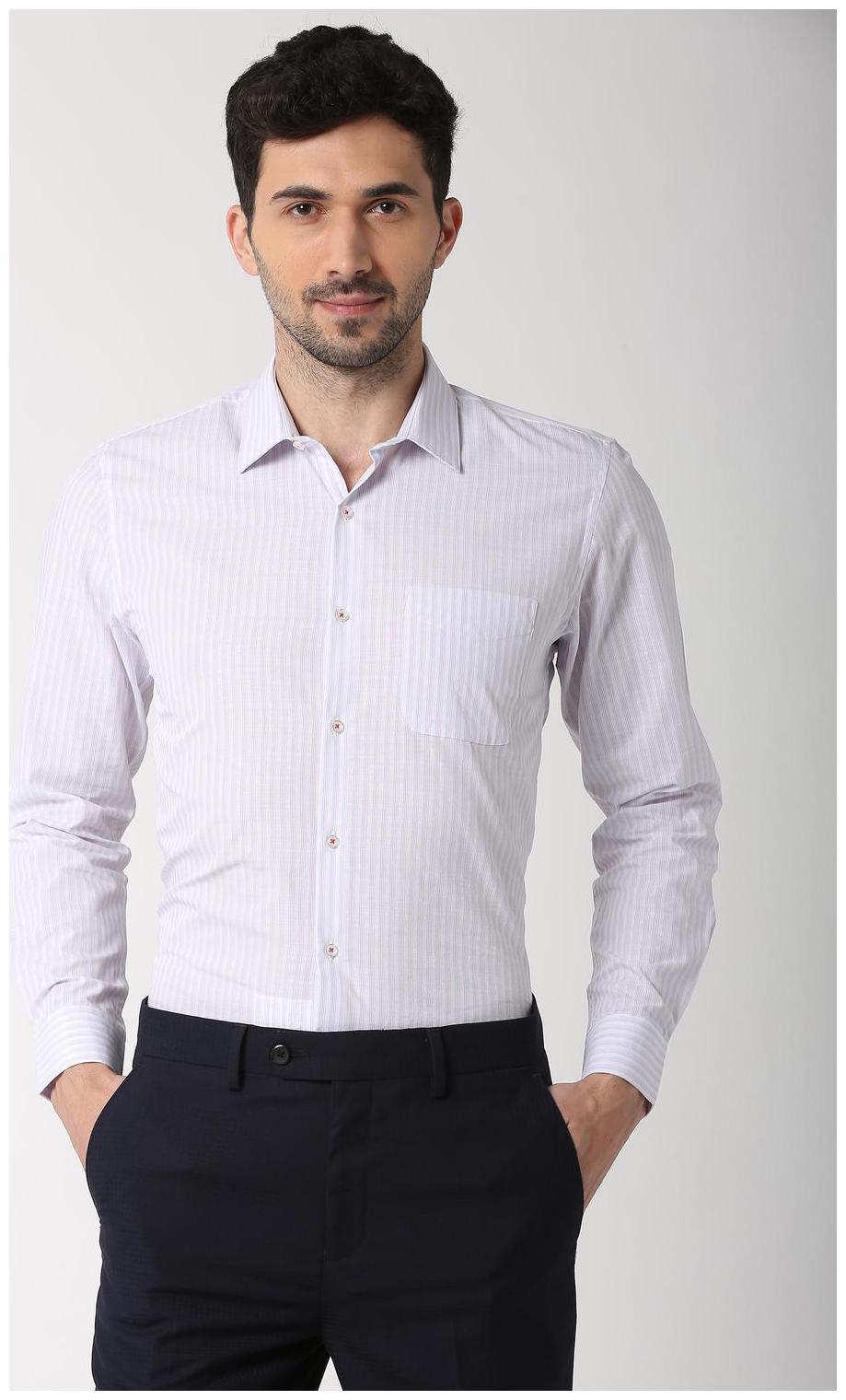 

Peter England Men Slim fit Formal Shirt - White