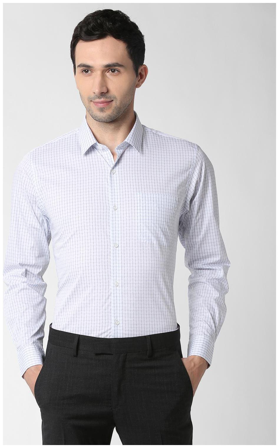 

Peter England Men Slim fit Formal Shirt - White