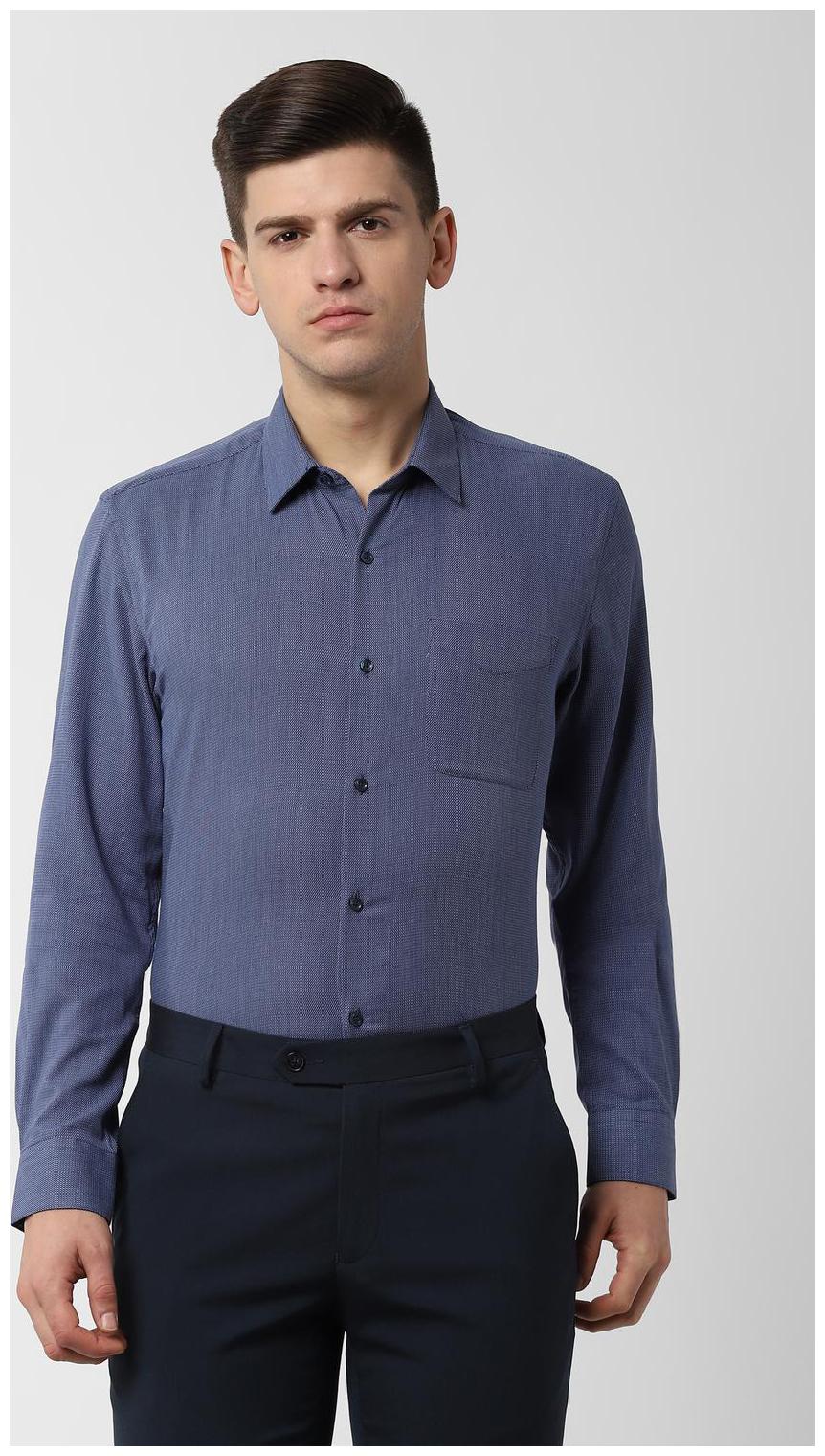 

Peter England Men Slim fit Formal Shirt - Blue