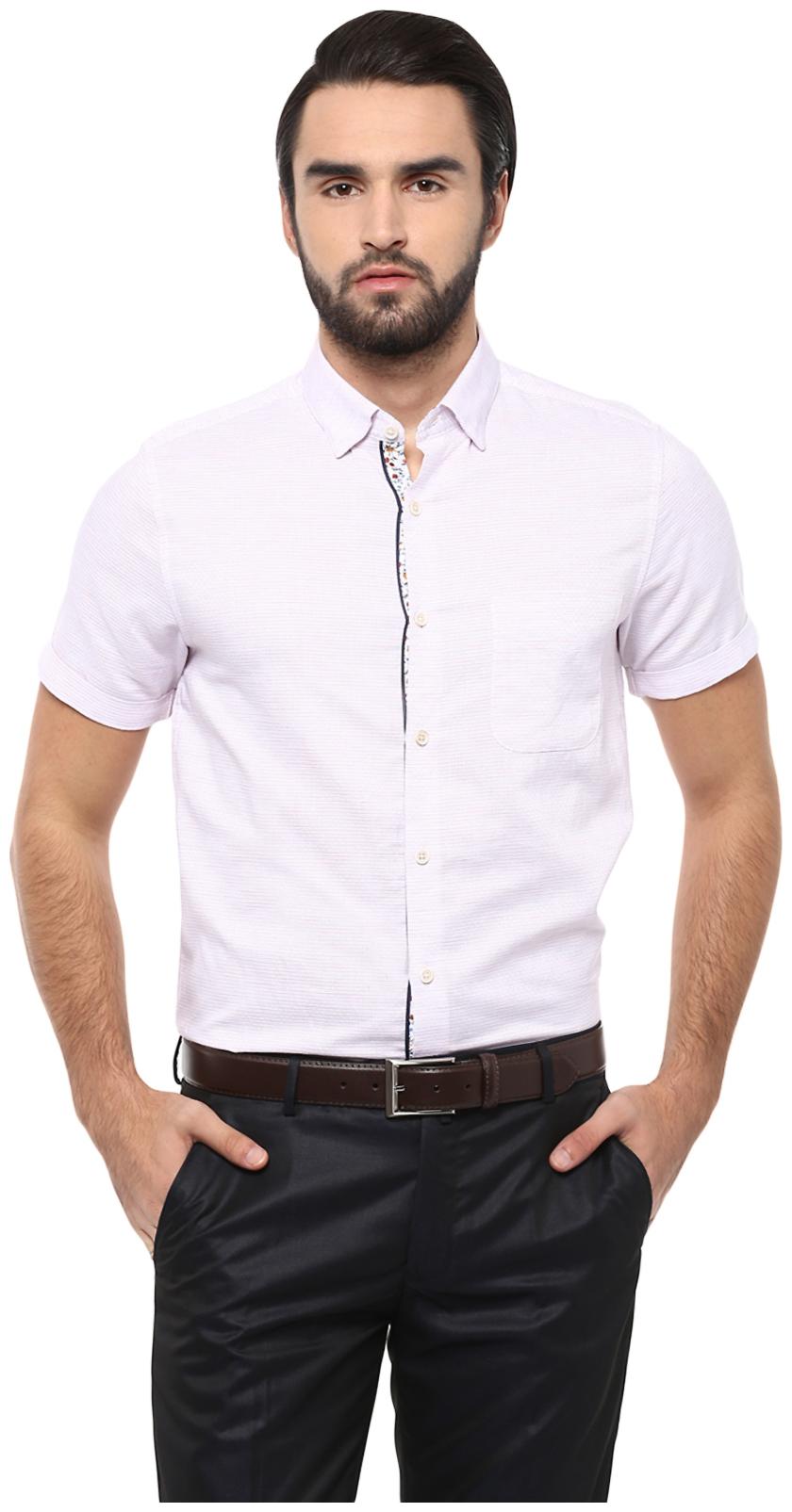 

Peter England Men Regular fit Formal Shirt - White