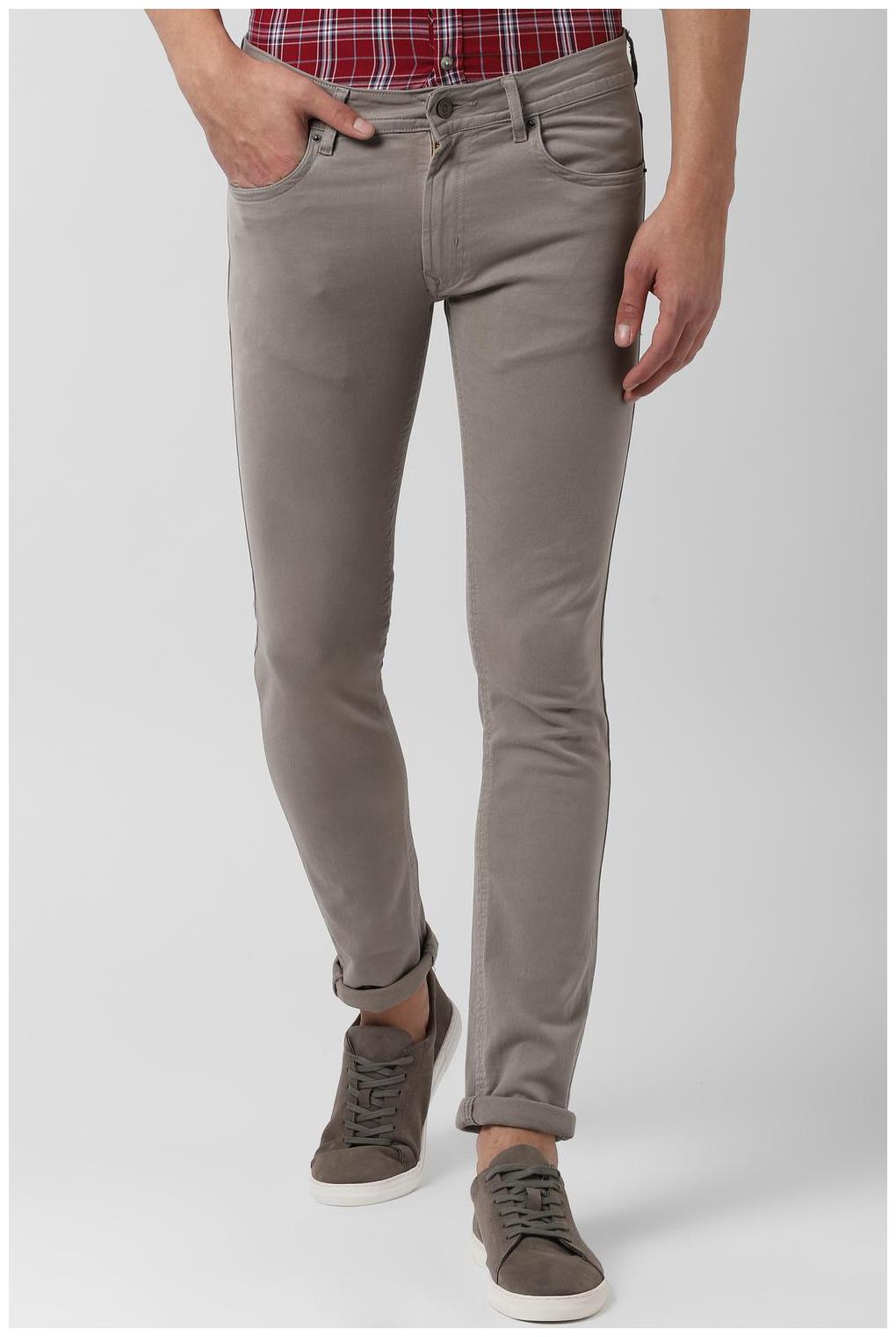 

Peter England Men Grey Skinny Fit Jeans