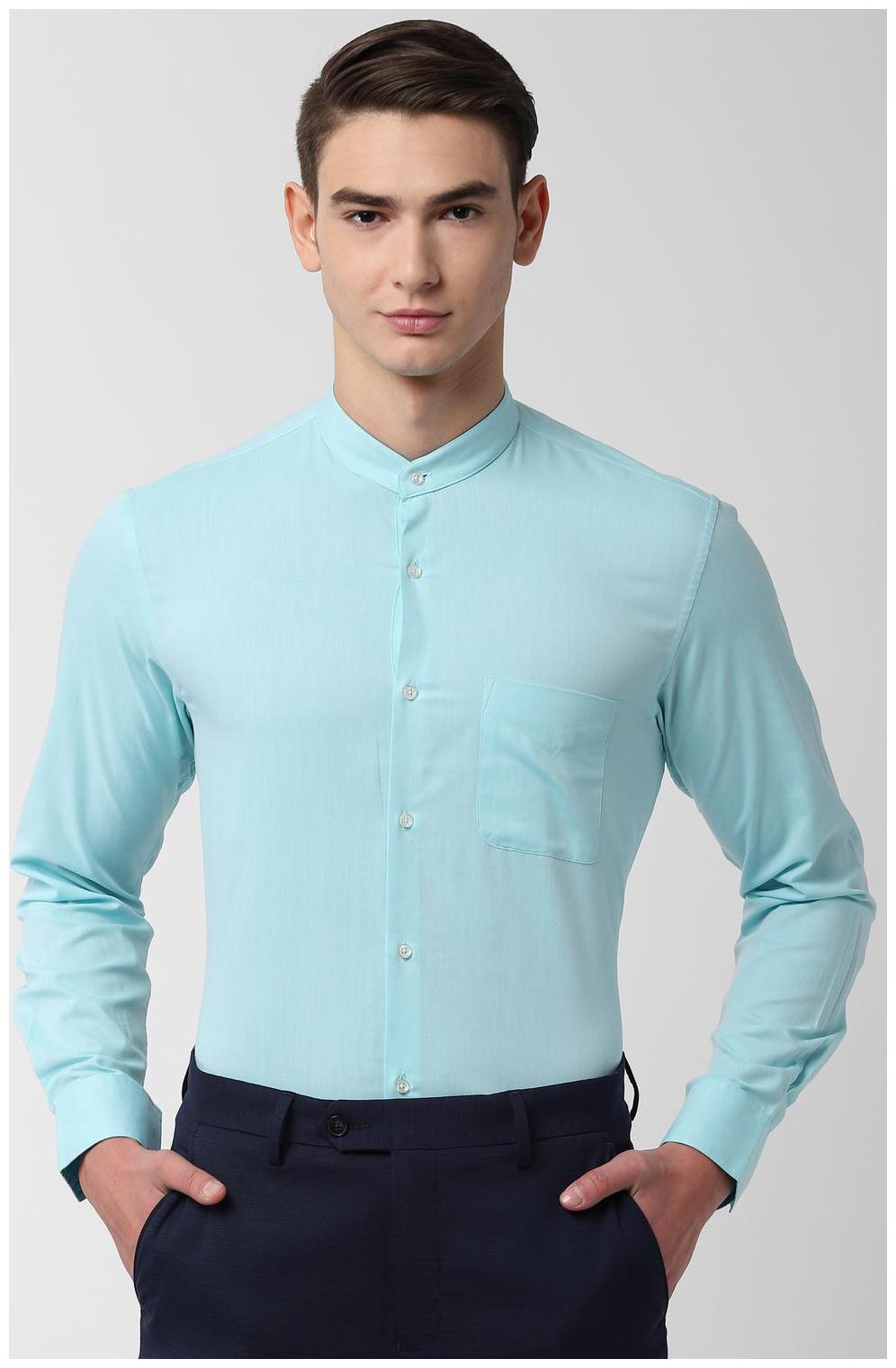 

Peter England Men Regular fit Formal Shirt - Blue