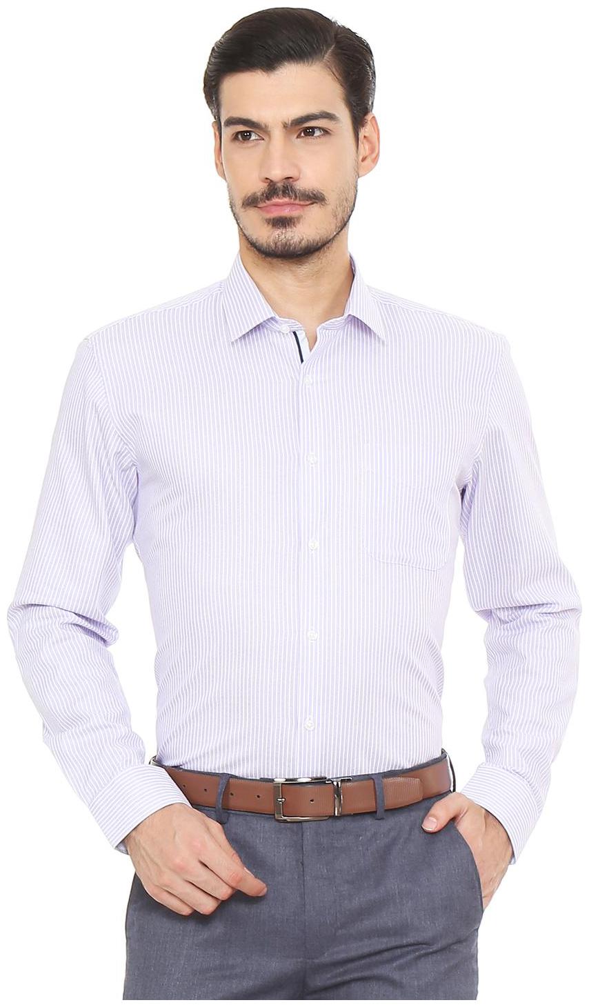

Peter England Men Slim fit Formal Shirt - White