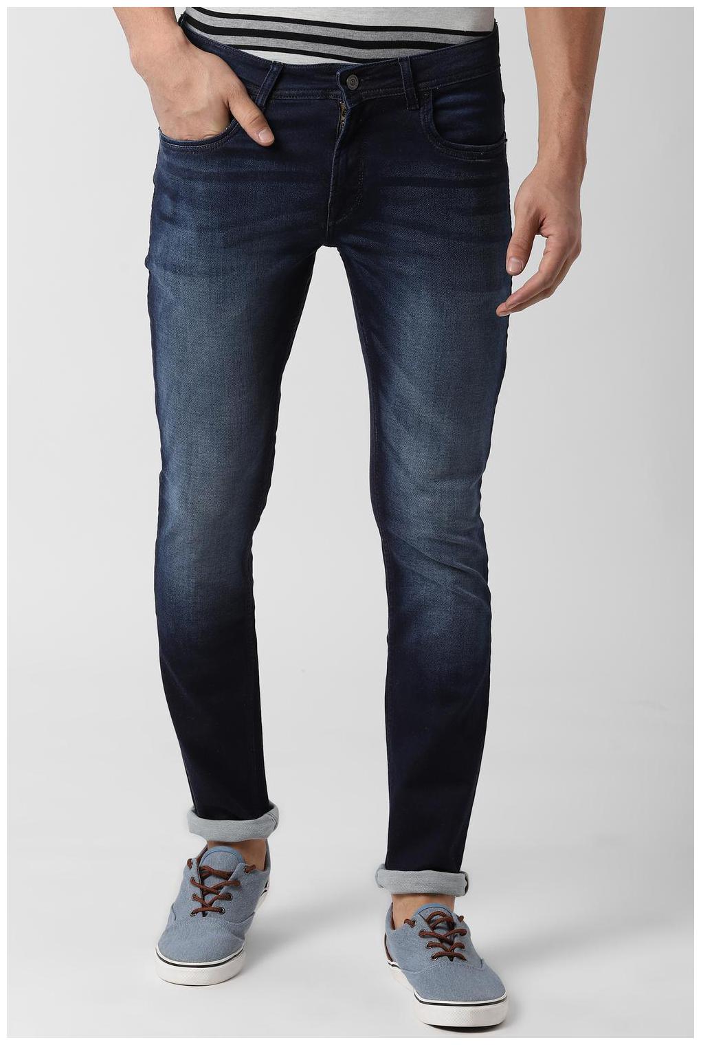 

Peter England Men Navy Blue Slim Fit Jeans