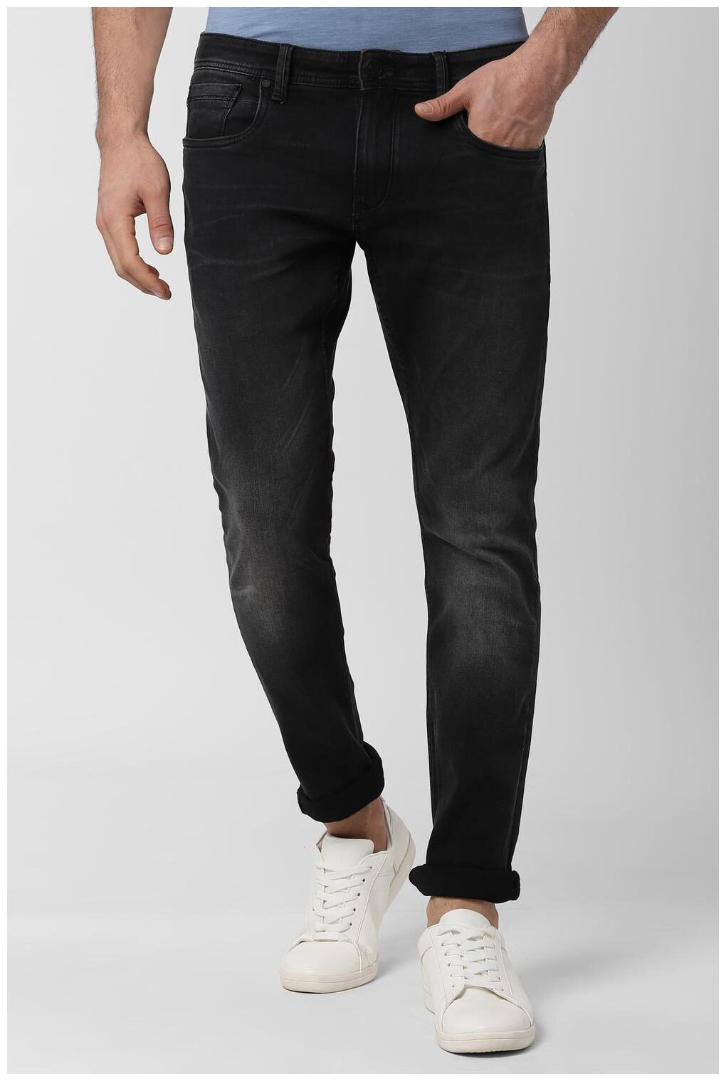 

Peter England Men Black Skinny Fit Jeans