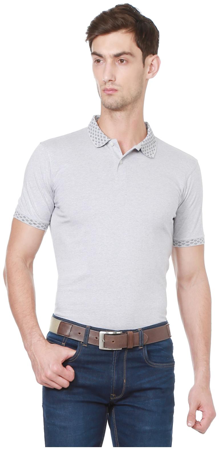 

Peter England Men White Regular fit Cotton Polo collar T-Shirt - Pack Of 1