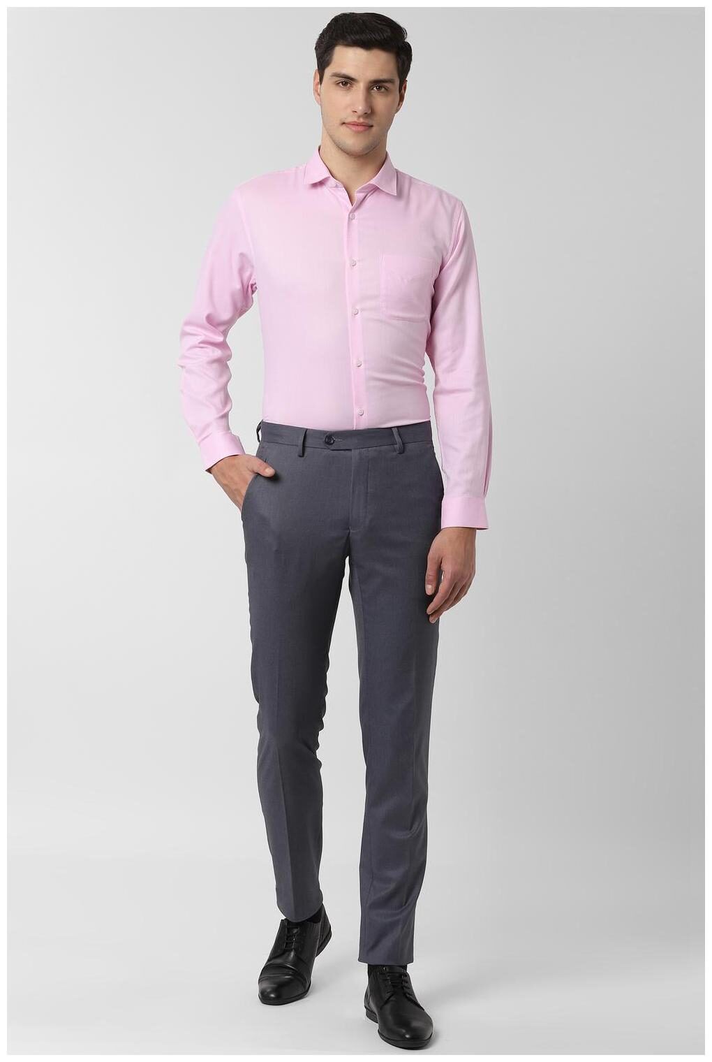 

Peter England Men Regular fit Formal Shirt - Pink