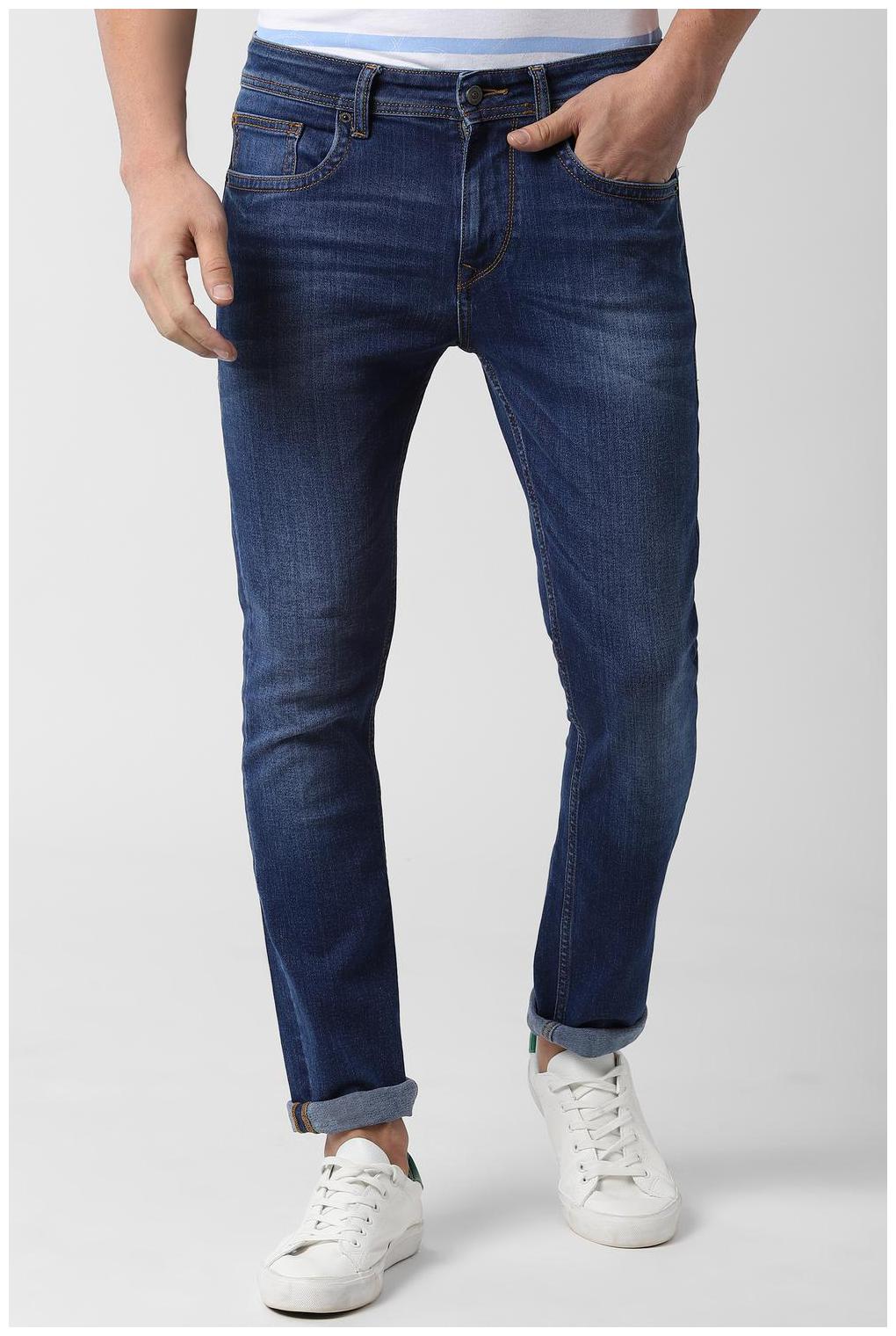 

Peter England Men Navy Blue Slim Fit Jeans