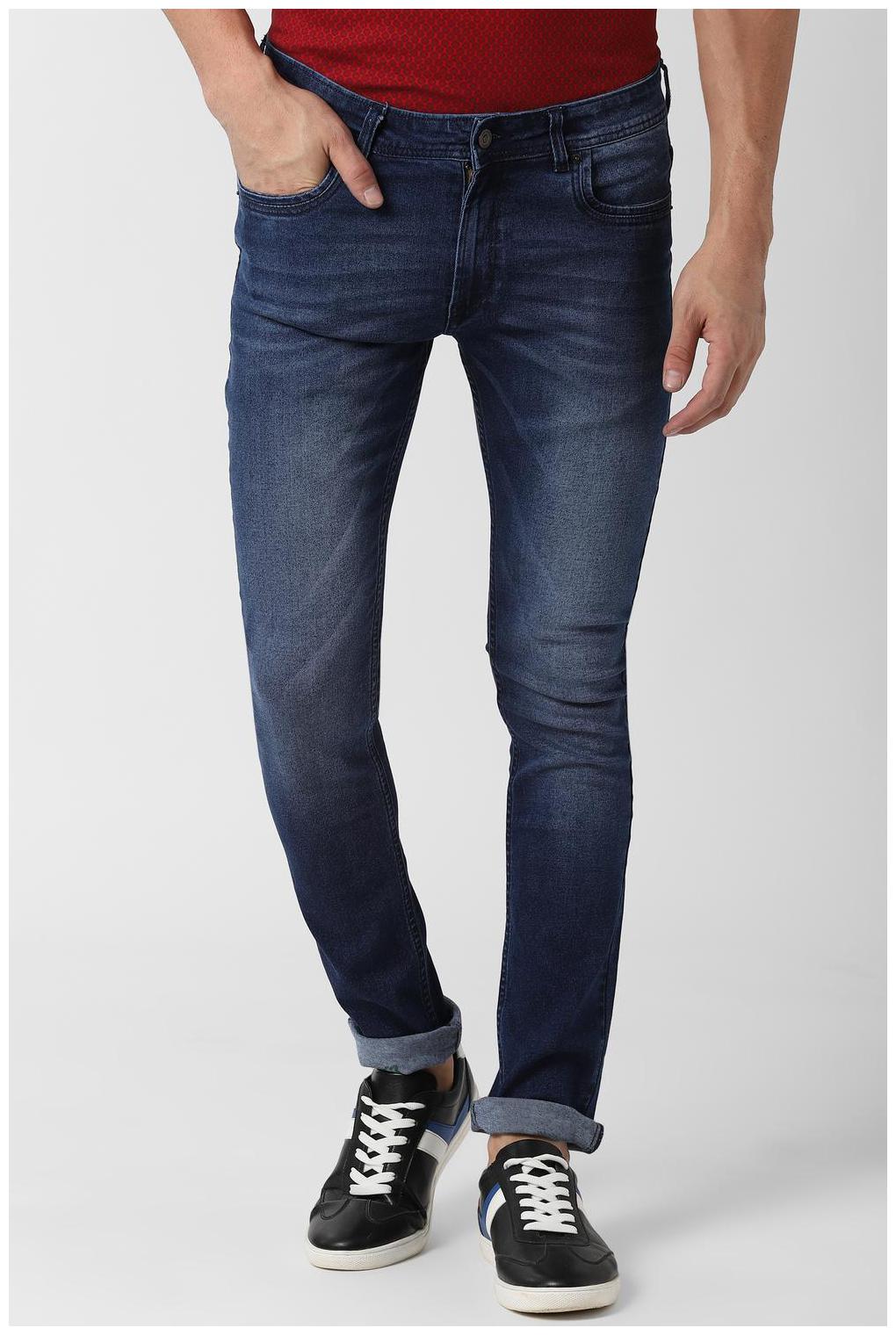 

Peter England Men Navy Blue Slim Fit Jeans