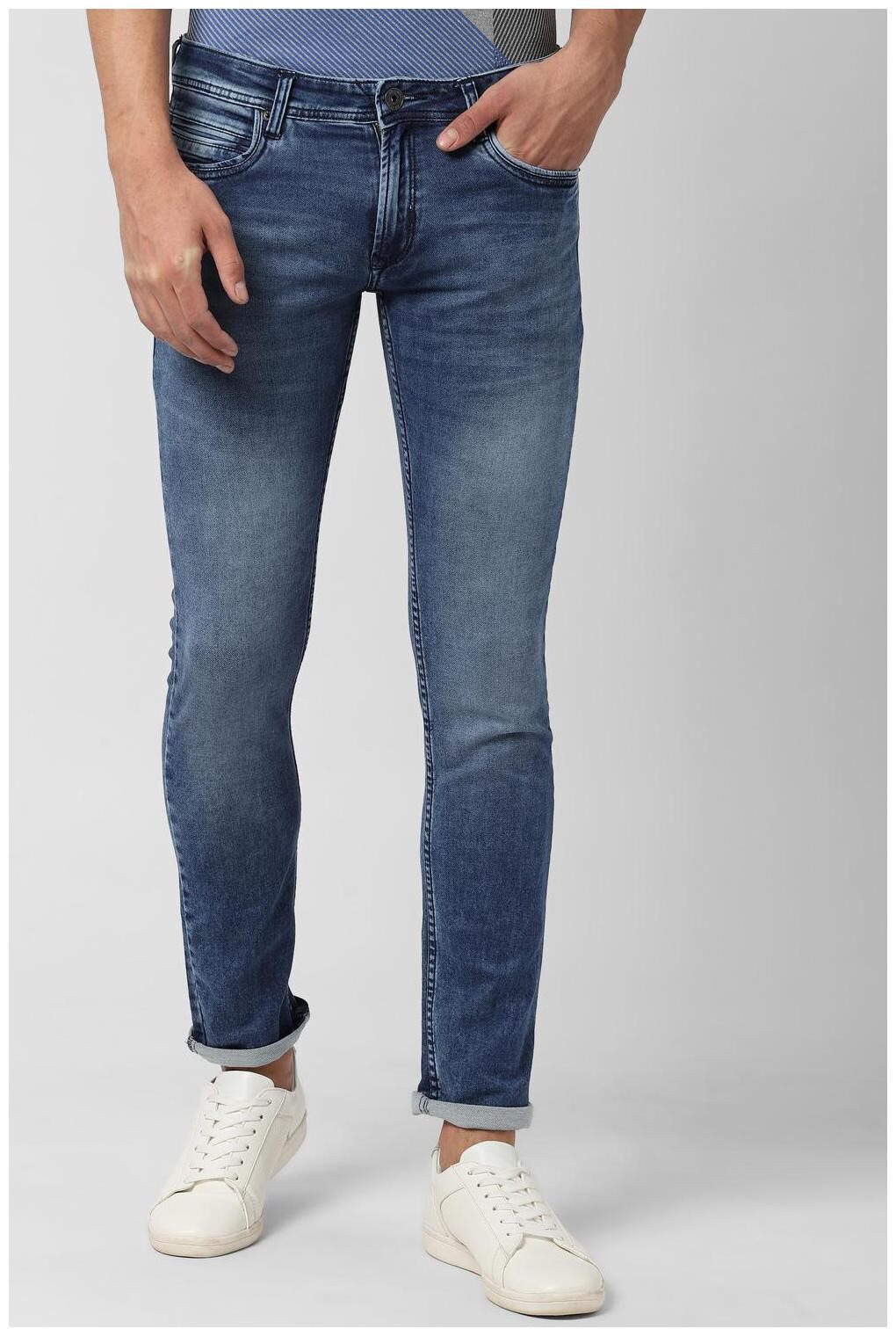 

Peter England Men Blue Skinny Fit Jeans