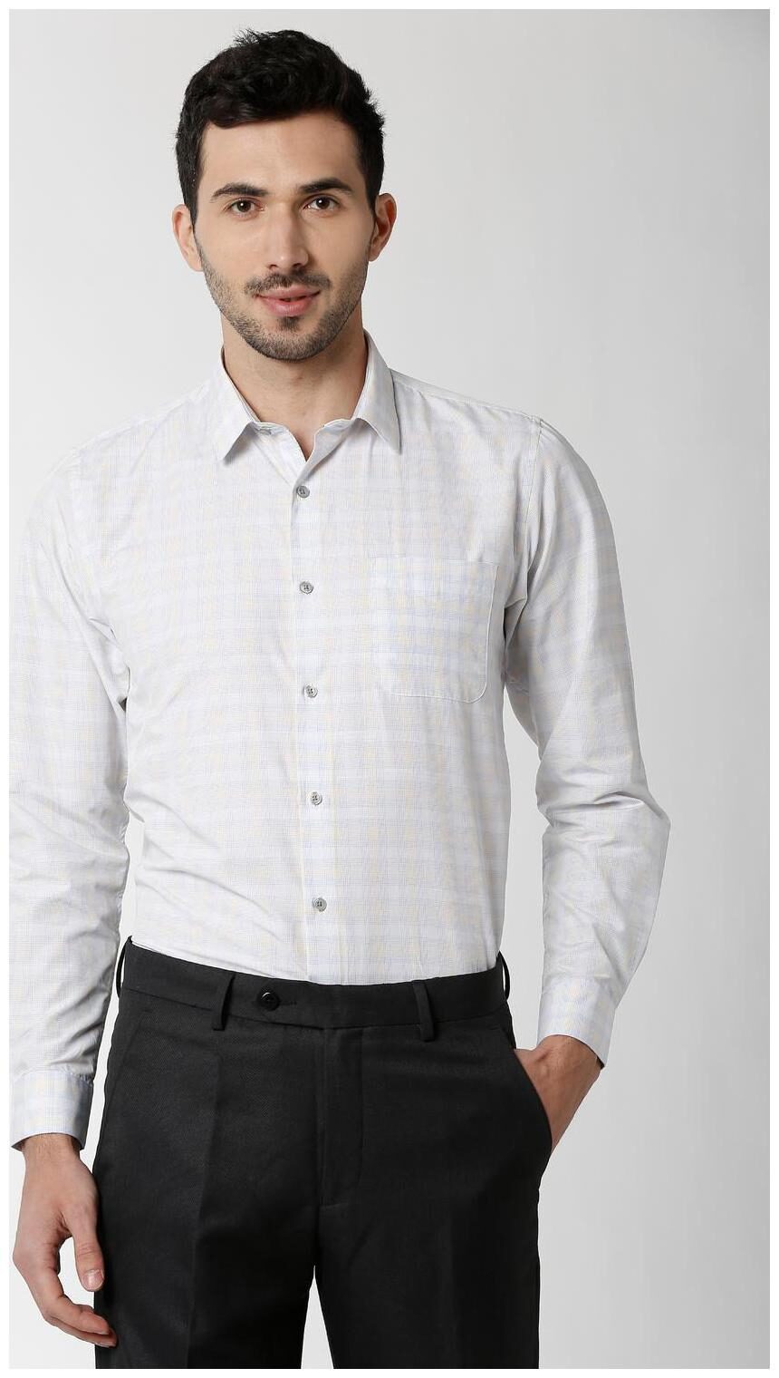 

Peter England Men Slim fit Formal Shirt - White
