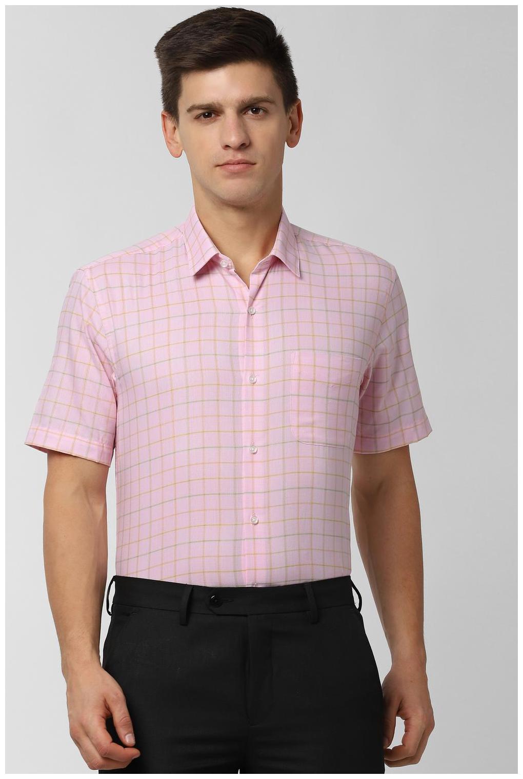 

Peter England Men Regular fit Formal Shirt - Pink