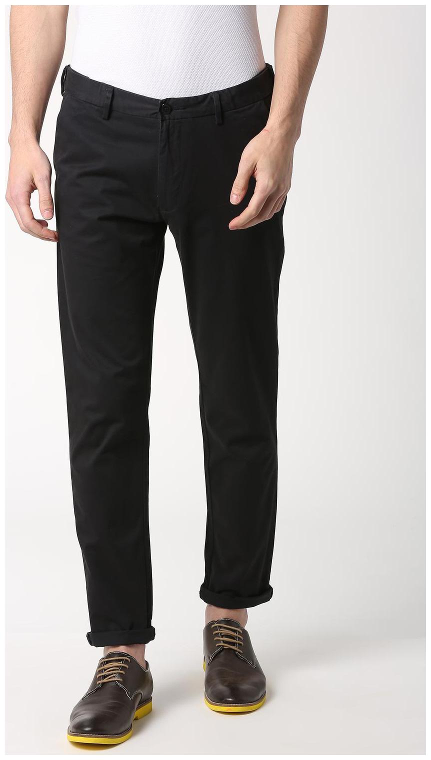 

Peter England Black Trousers