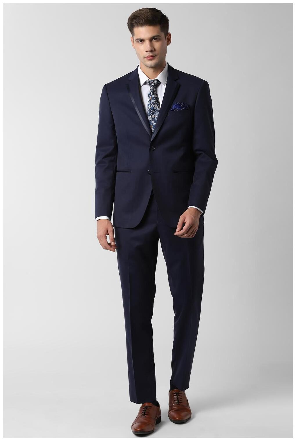 

Peter England Blue Two Piece Suit