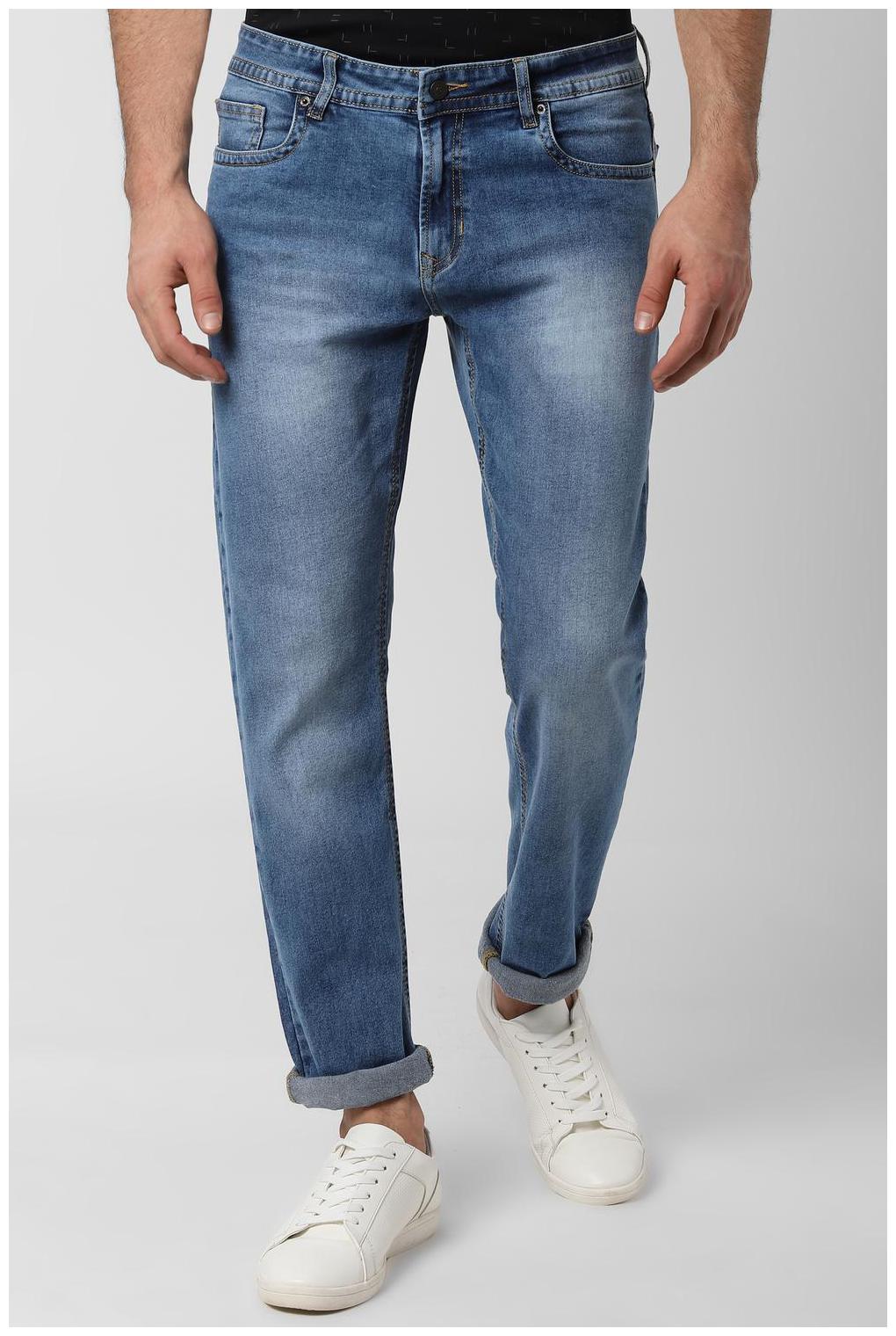 

Peter England Men Blue Tapered Fit Jeans