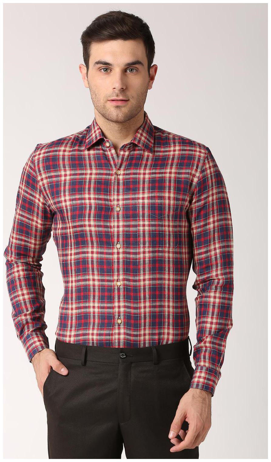 

Peter England Men Slim fit Formal Shirt - Multi