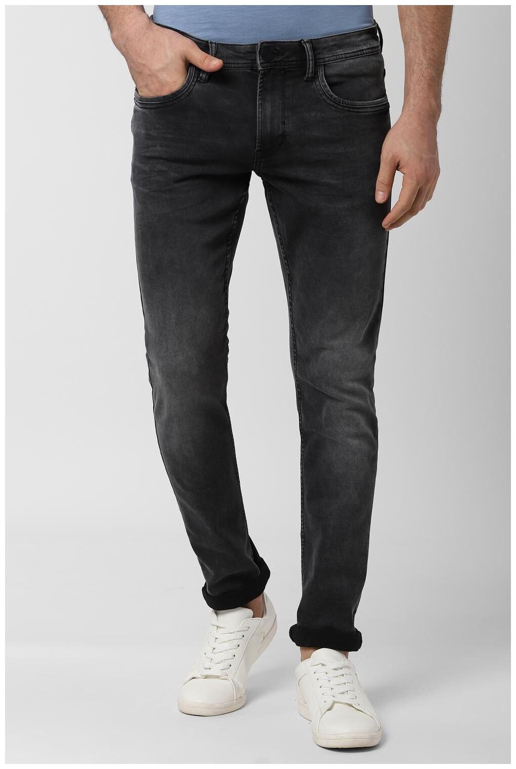 

Peter England Men Grey Skinny Fit Jeans