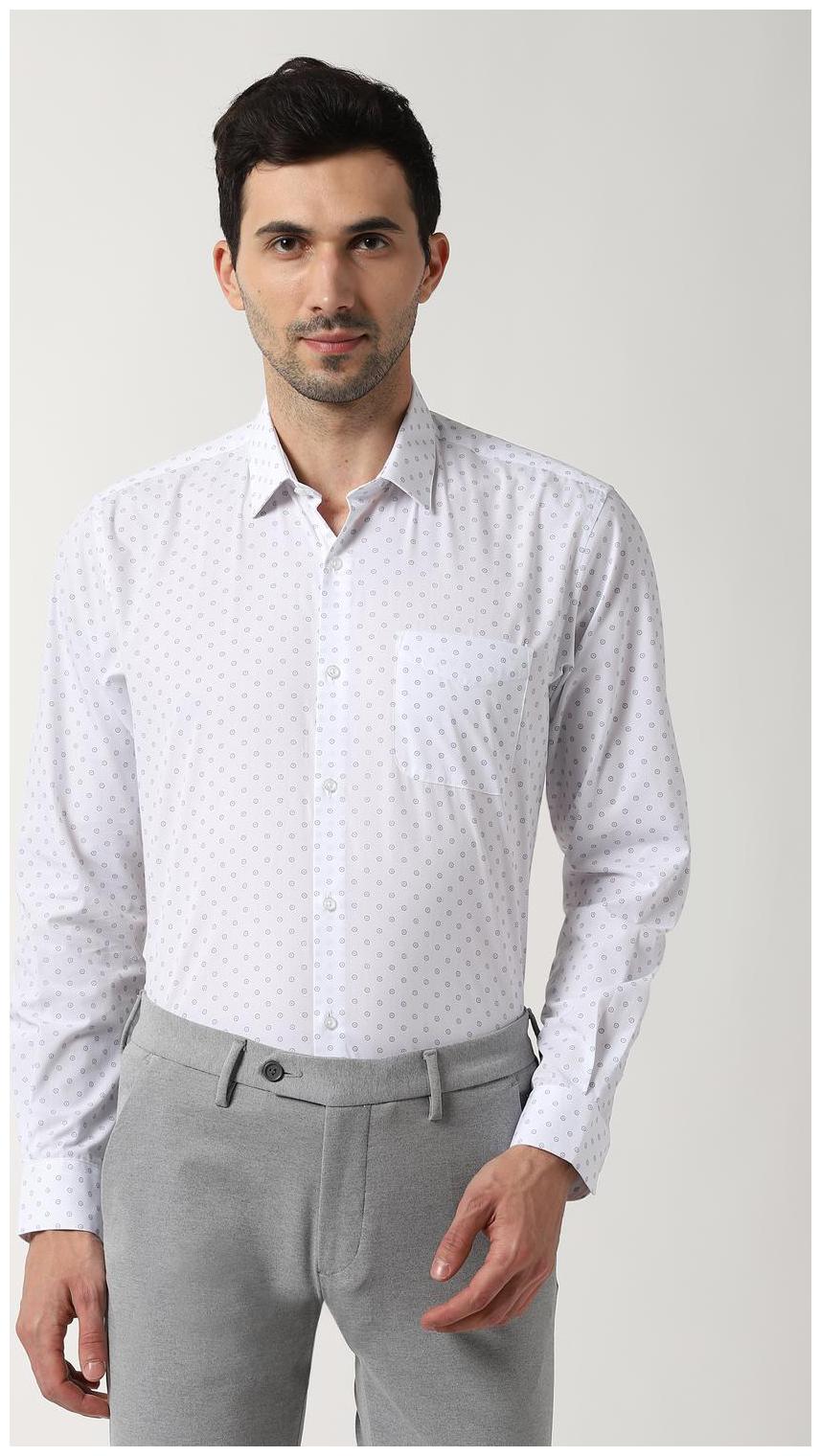 

Peter England Men Regular fit Formal Shirt - White