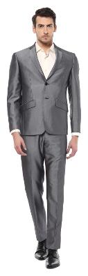 

Peter England Grey Two Piece Suit