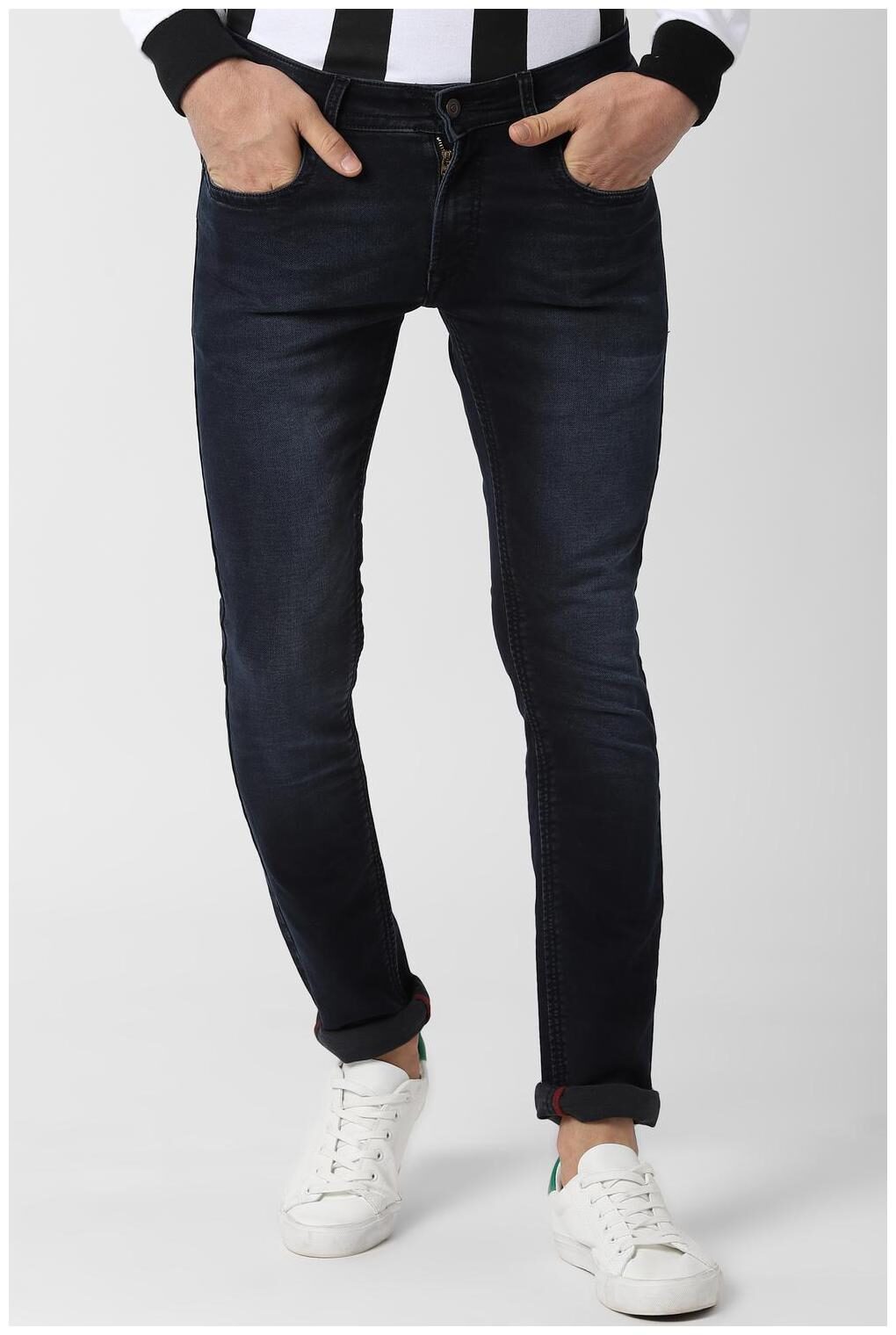 

Peter England Men Navy Blue Slim Fit Jeans