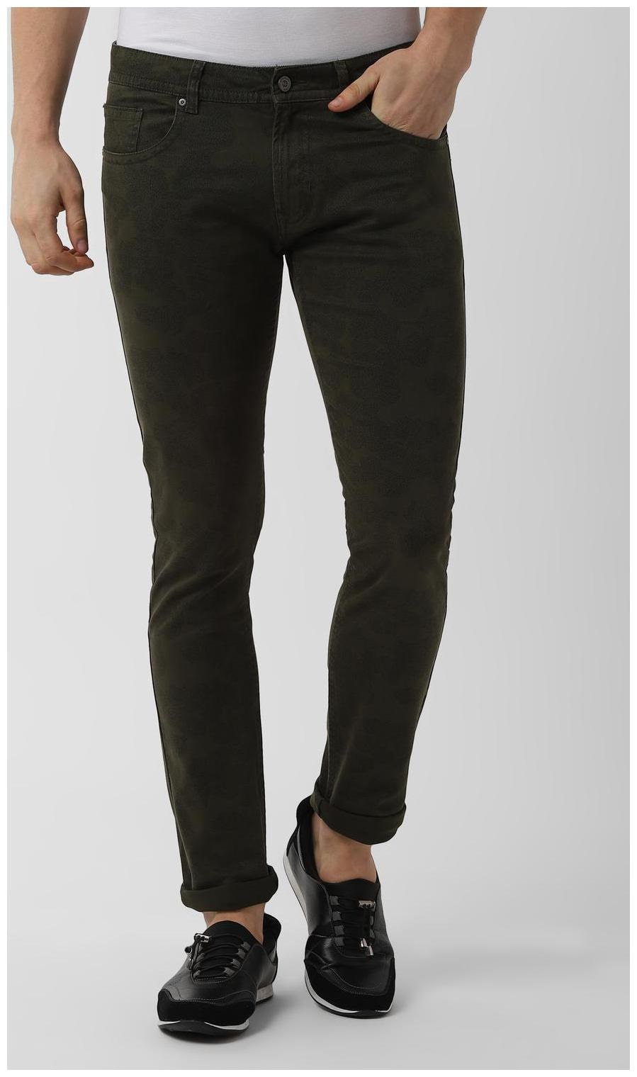 

Peter England Men Green Skinny Fit Jeans