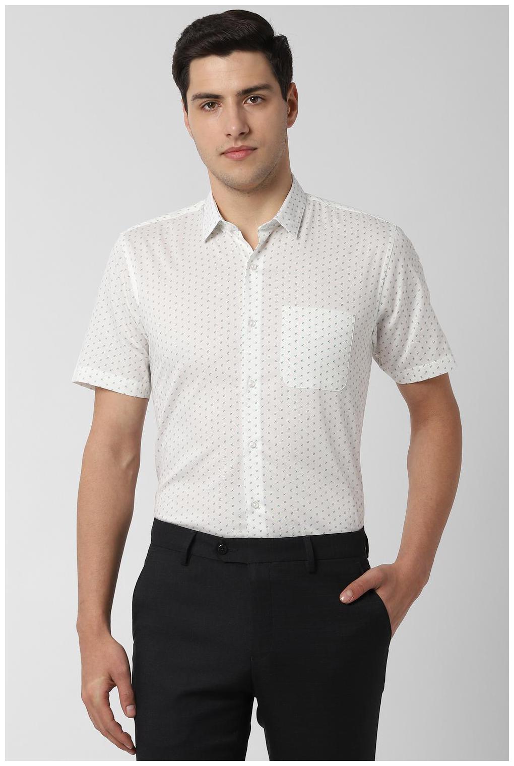 

Peter England Men Regular fit Formal Shirt - White