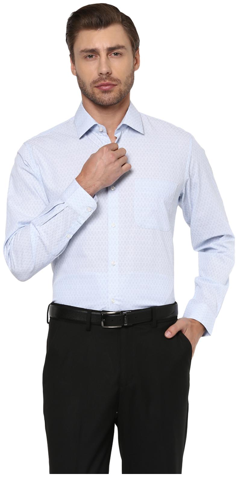 

Peter England Men Slim fit Formal Shirt - White
