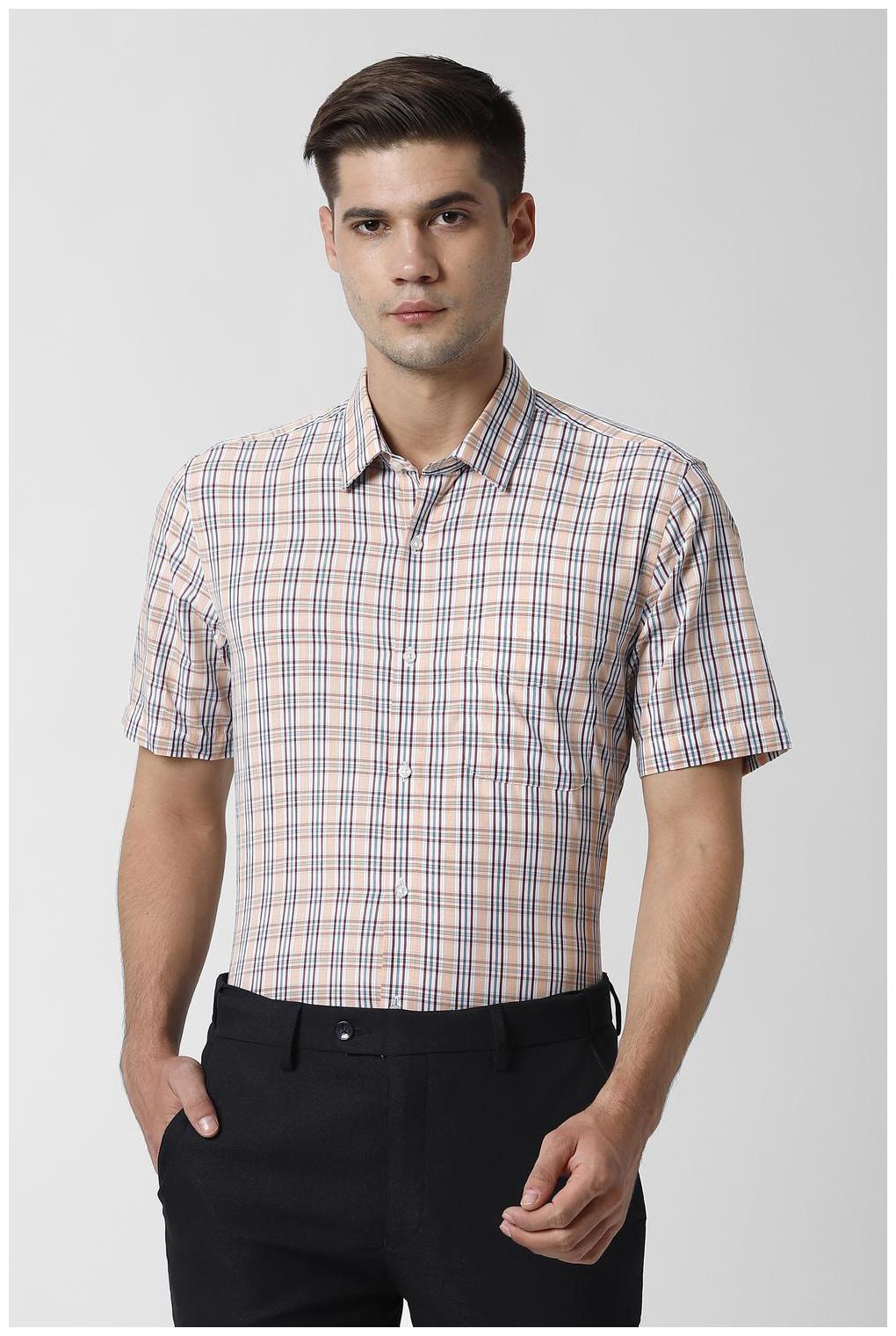 

Peter England Men Regular fit Formal Shirt - Beige